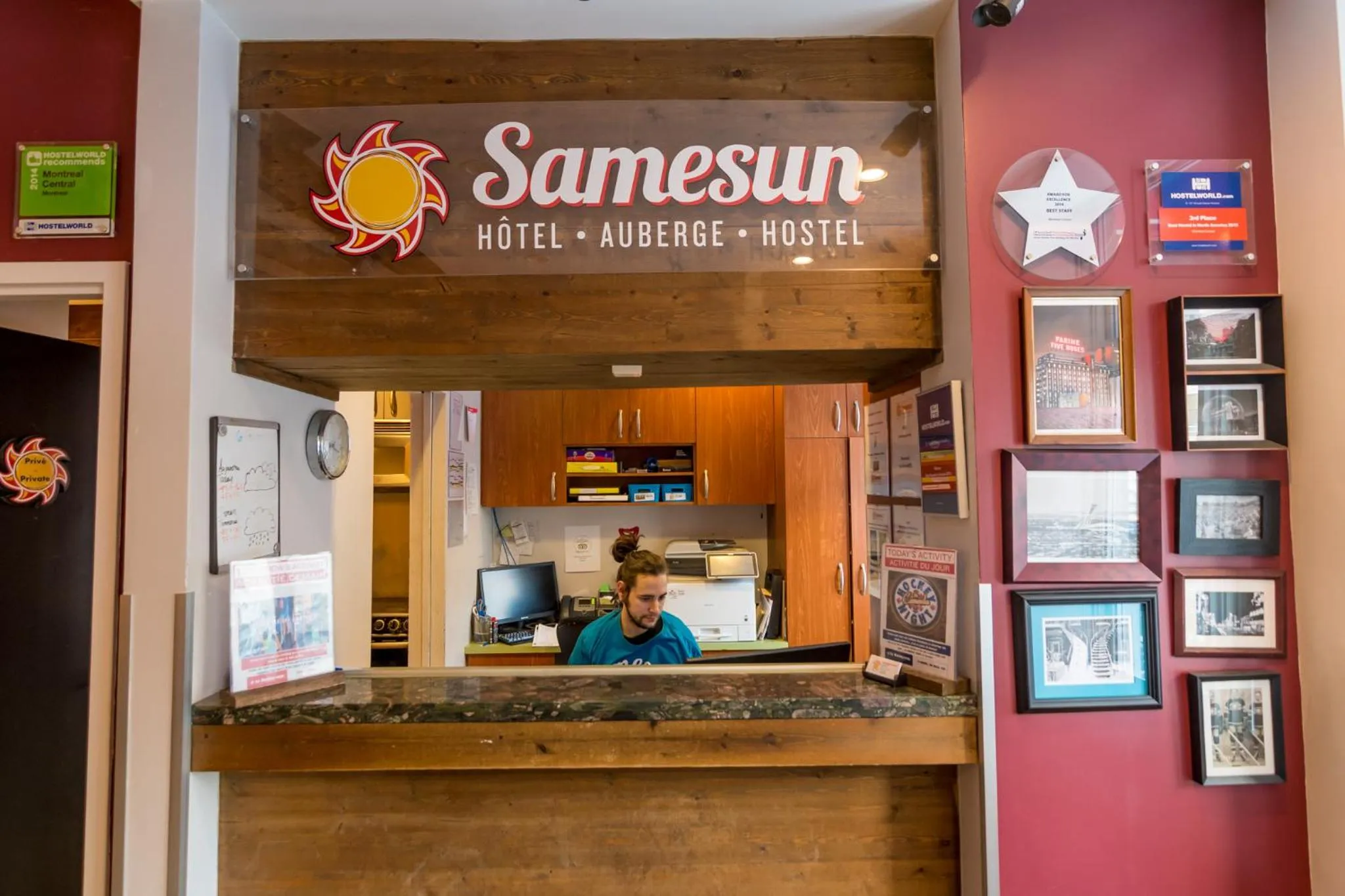 Staff in Samesun Montreal Hotel & Hostel
