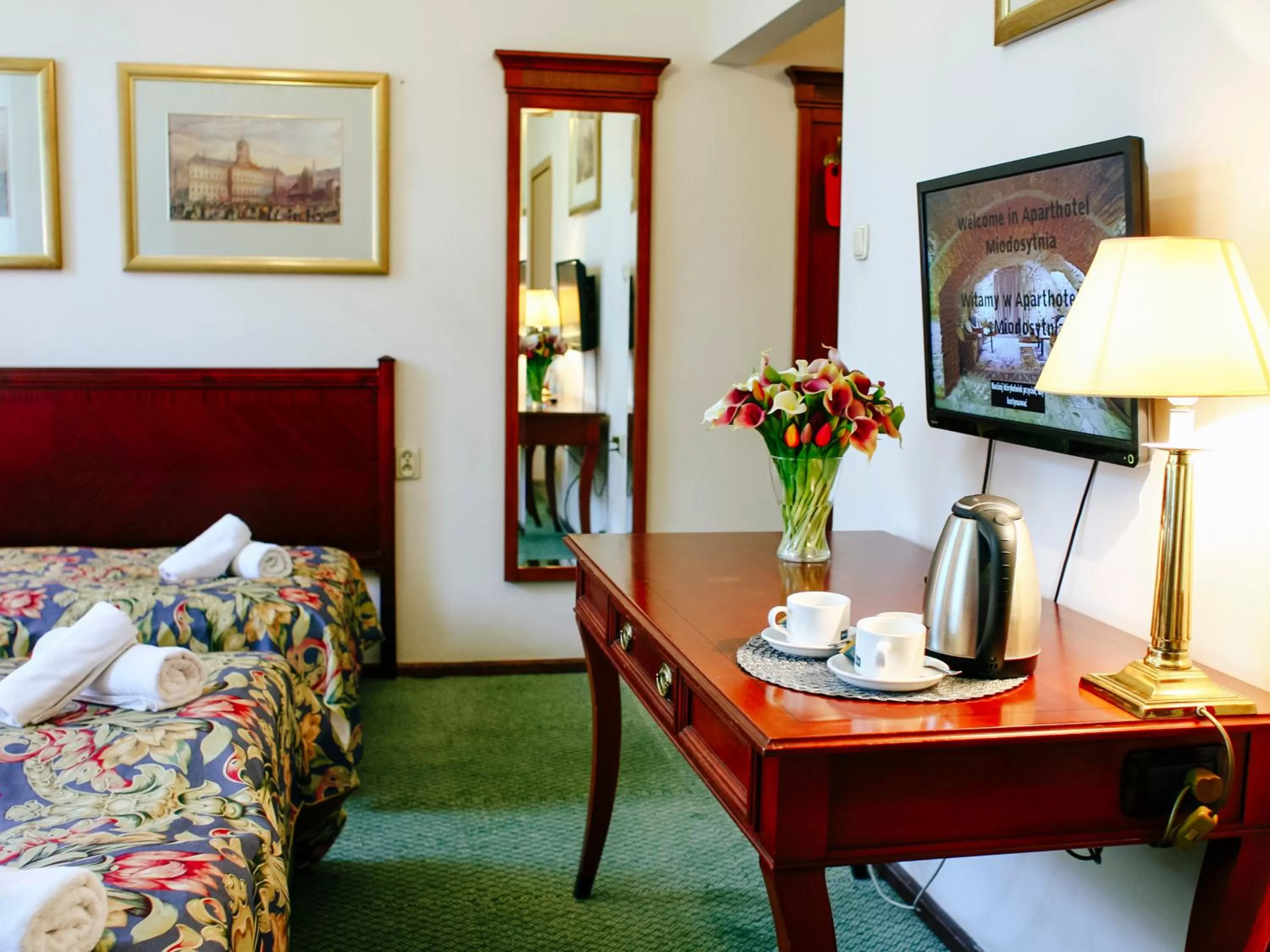 TV and multimedia in Miodosytnia Aparthotel