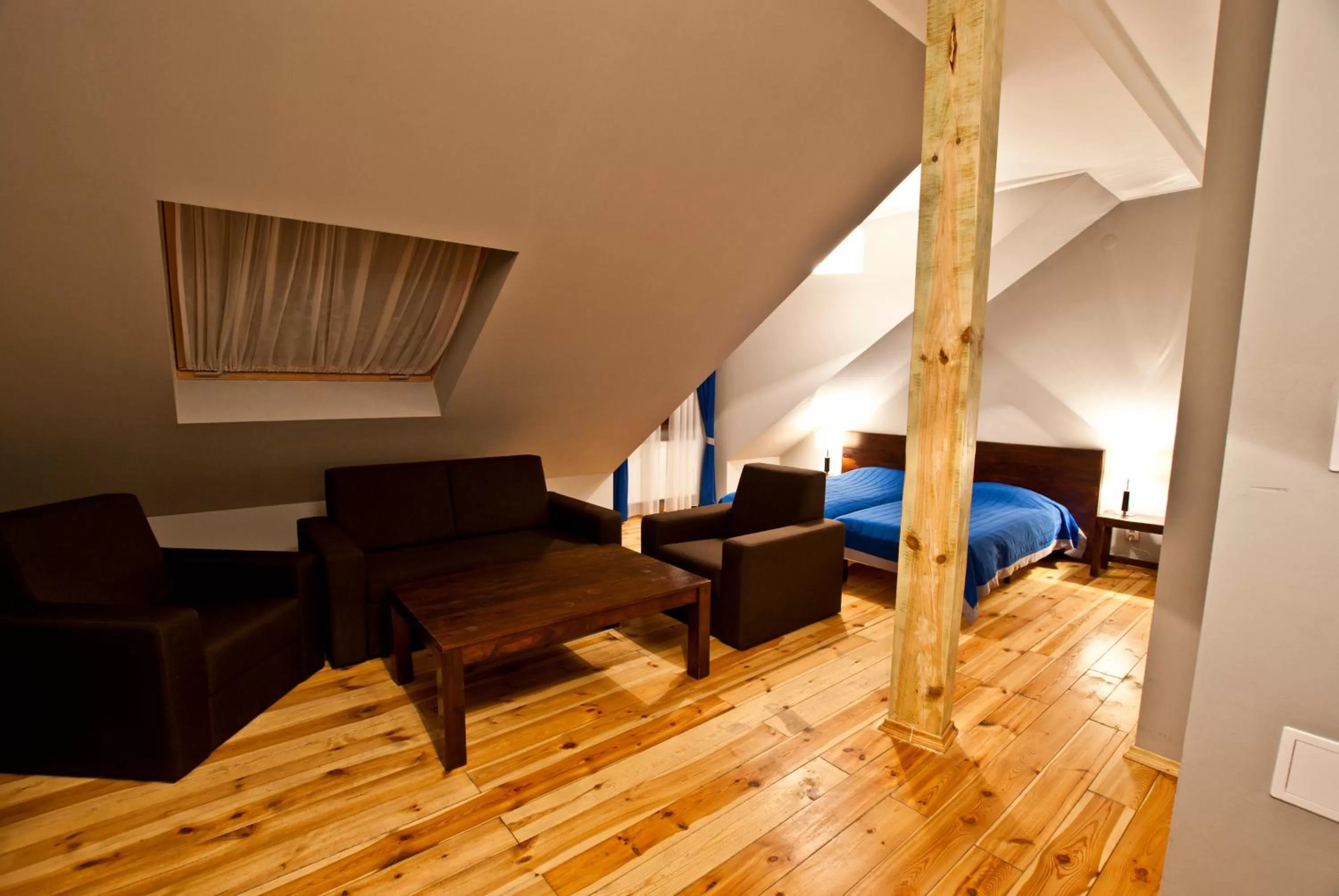 Living room, Seating Area in Dom Pracy Twórczej