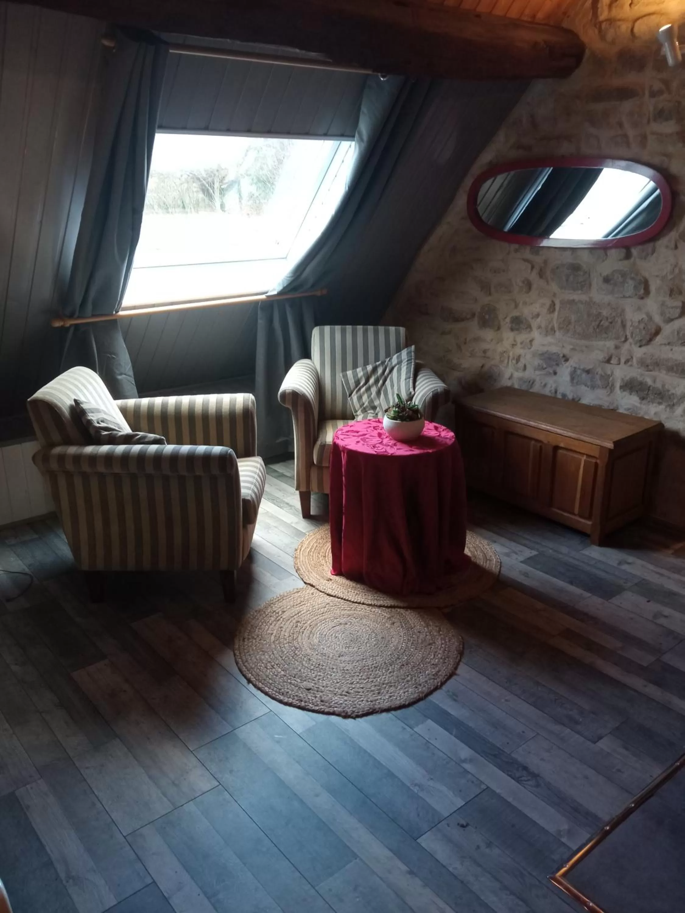 Seating area in Maison du Moulin Galuzot