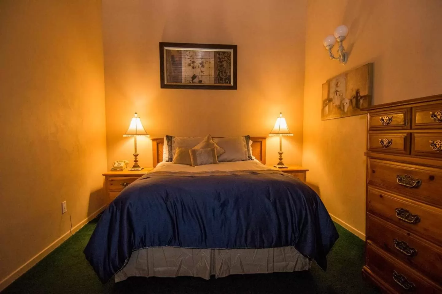 Bed in Black Forest Lodge