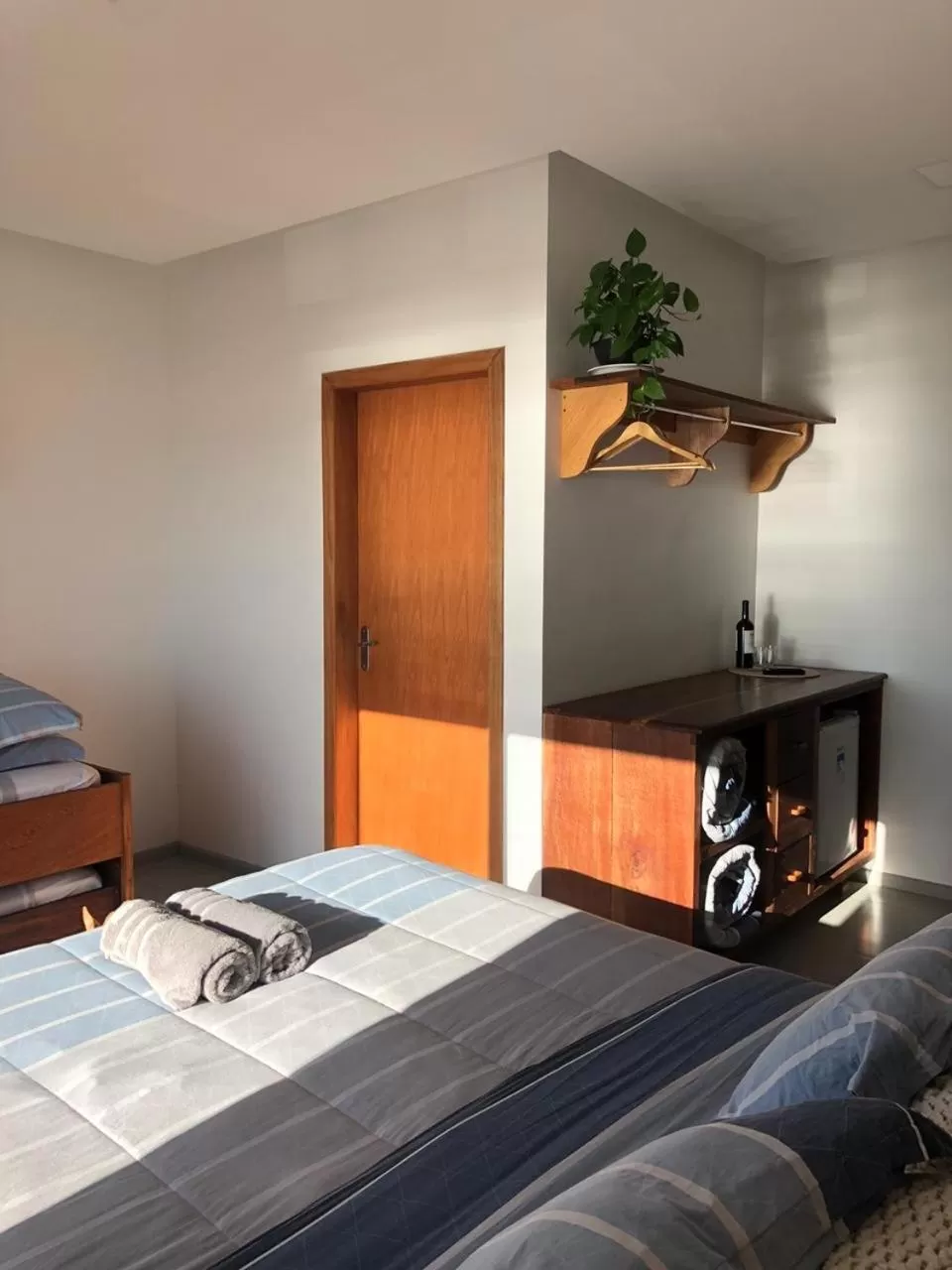 Bed in Pousada Casa Albatross