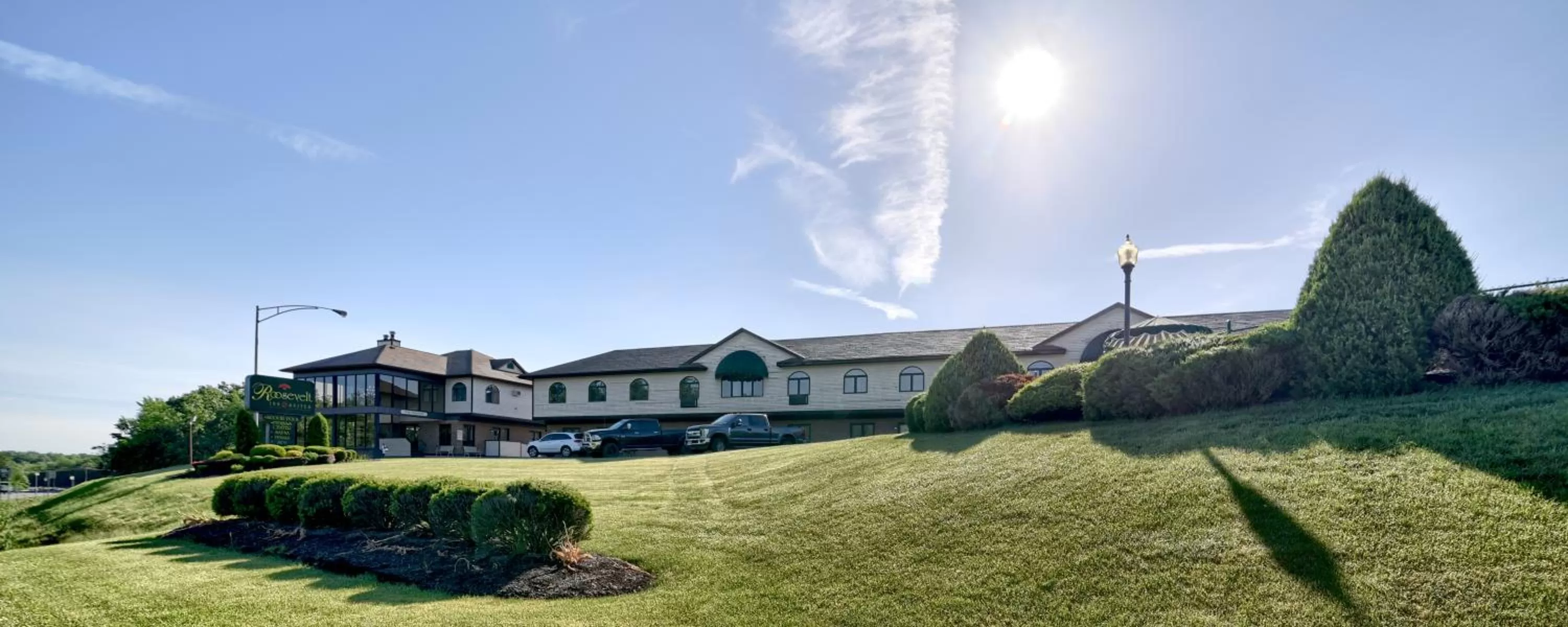 Property building in Roosevelt Inn & Suites Saratoga Springs
