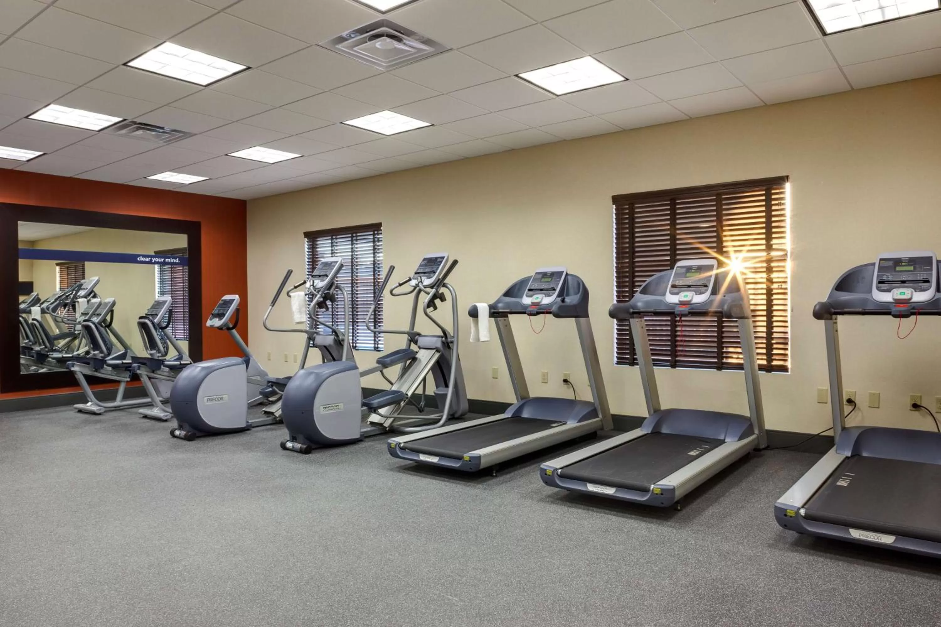 Fitness centre/facilities in Hampton Inn & Suites Blythe, CA