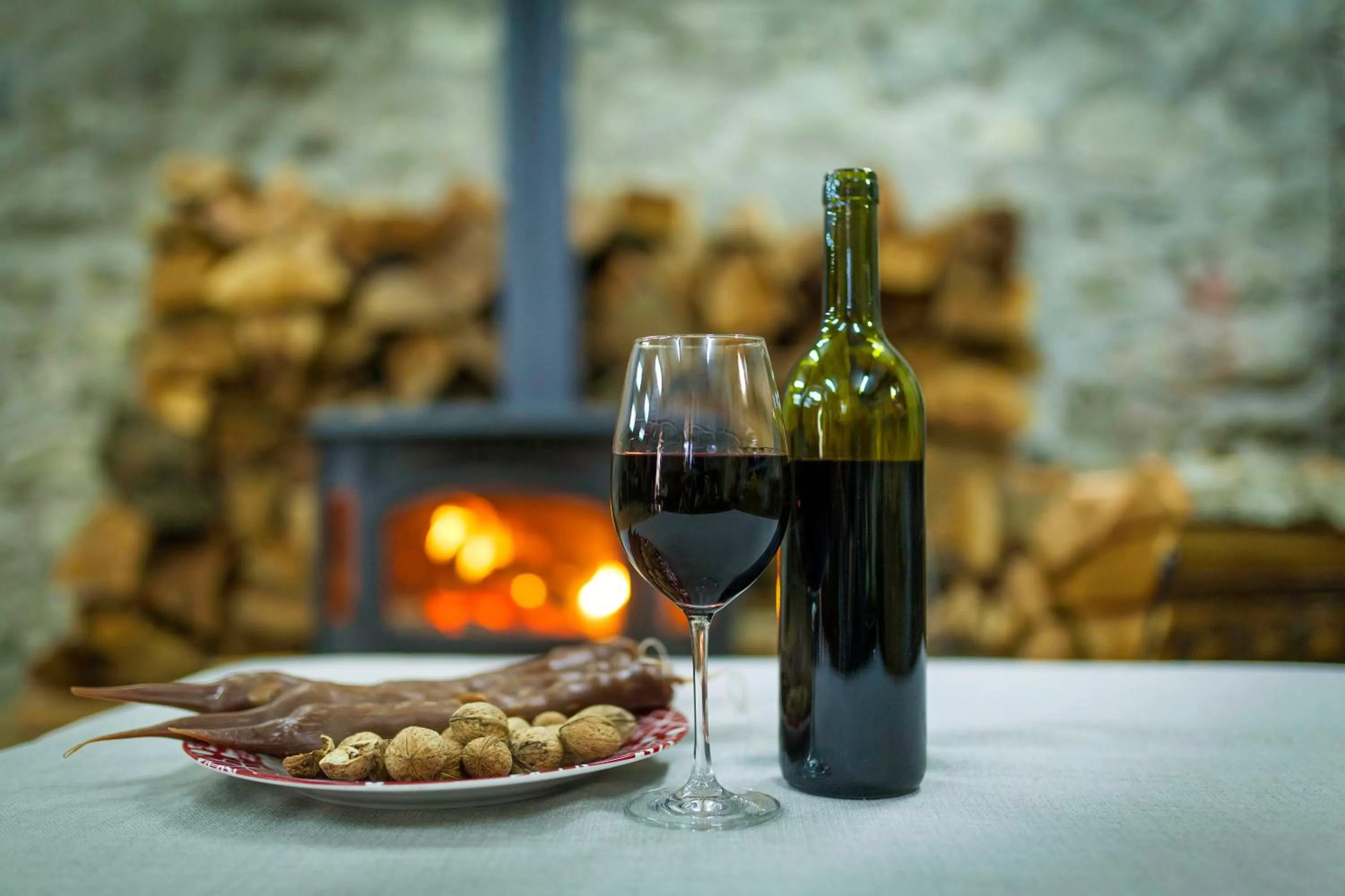 Food and drinks in Villa Mestia Hotel