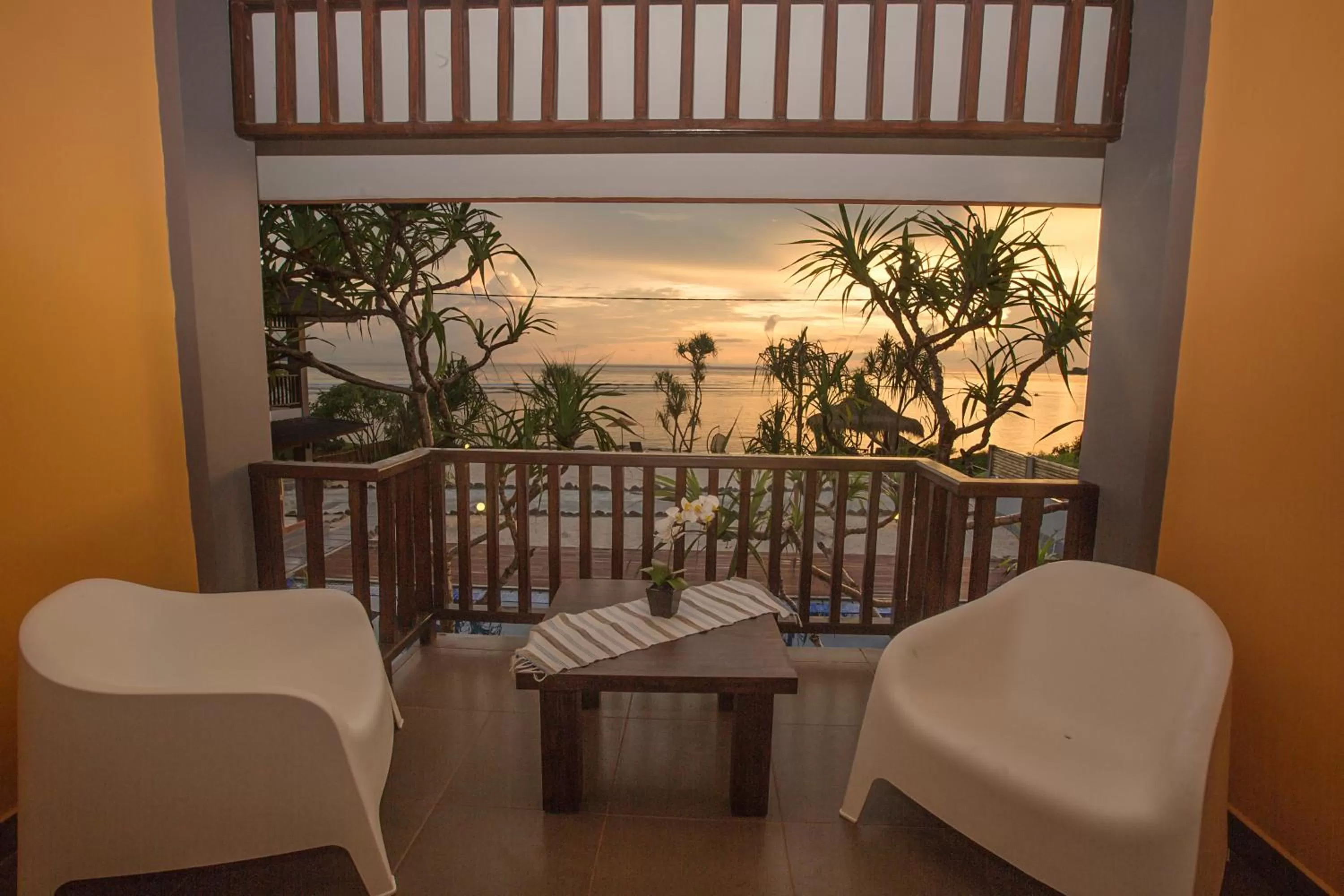 Balcony/Terrace in Sunset House Gili Meno