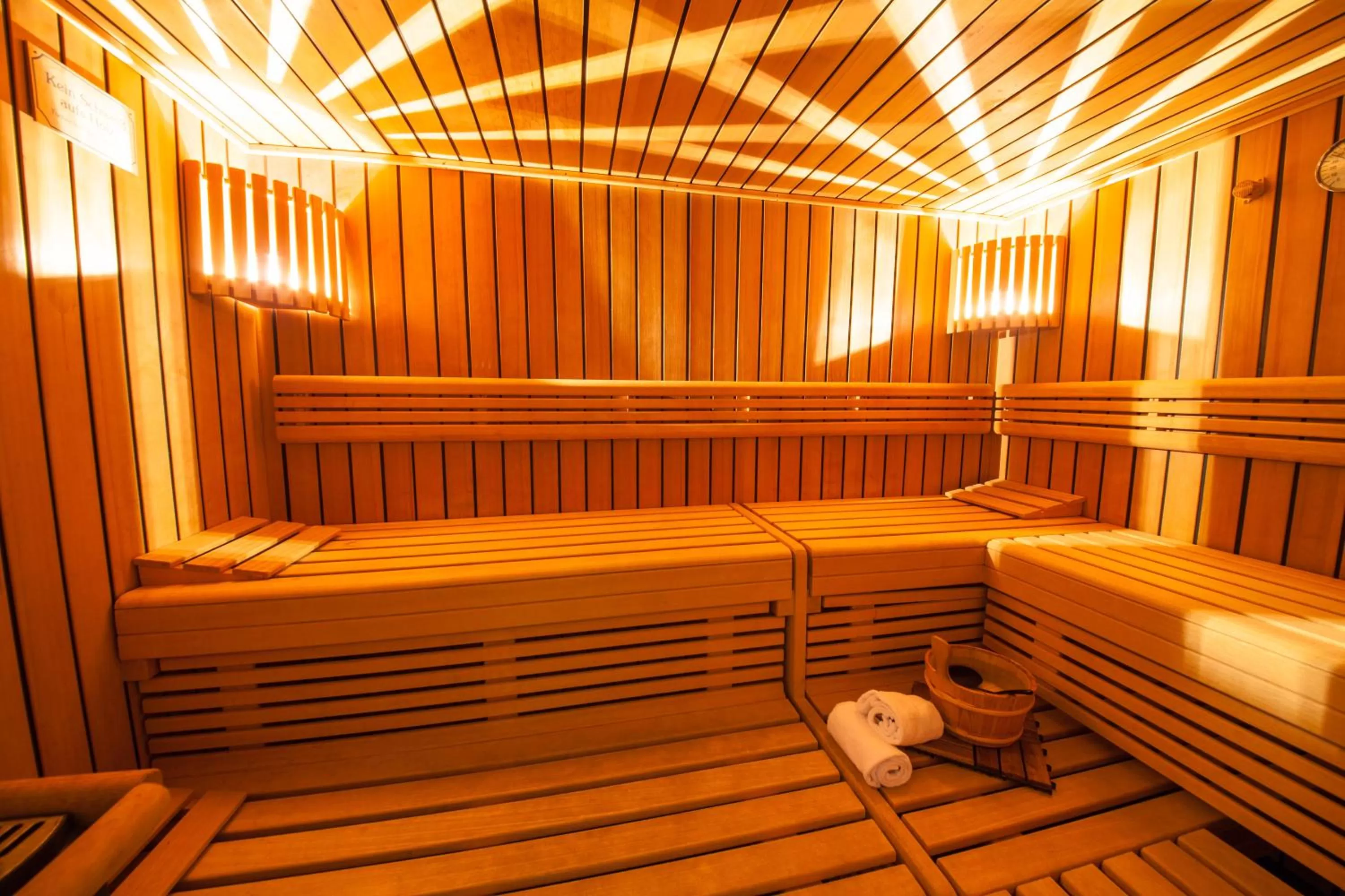 Sauna in Novina Hotel Tillypark