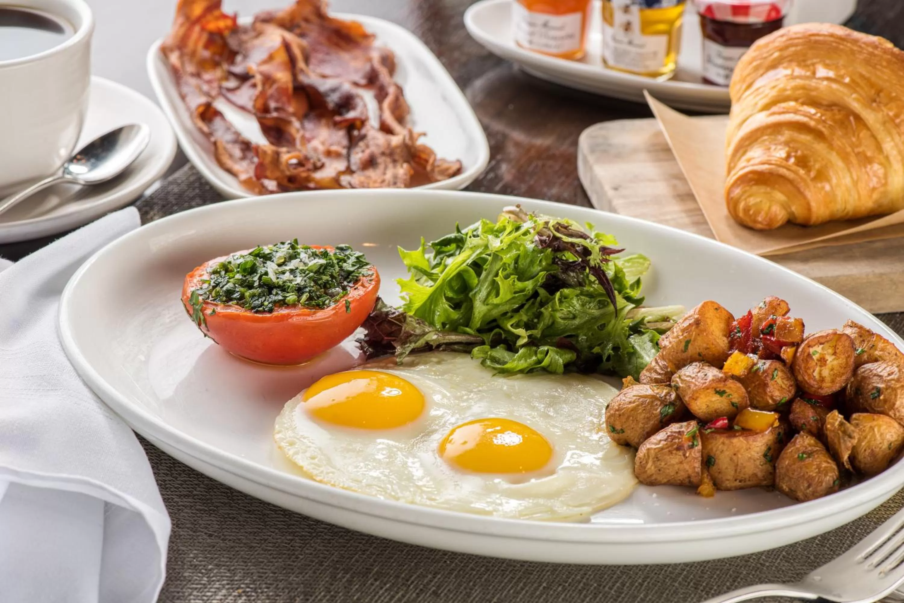 Breakfast in The Betsy Hotel, South Beach