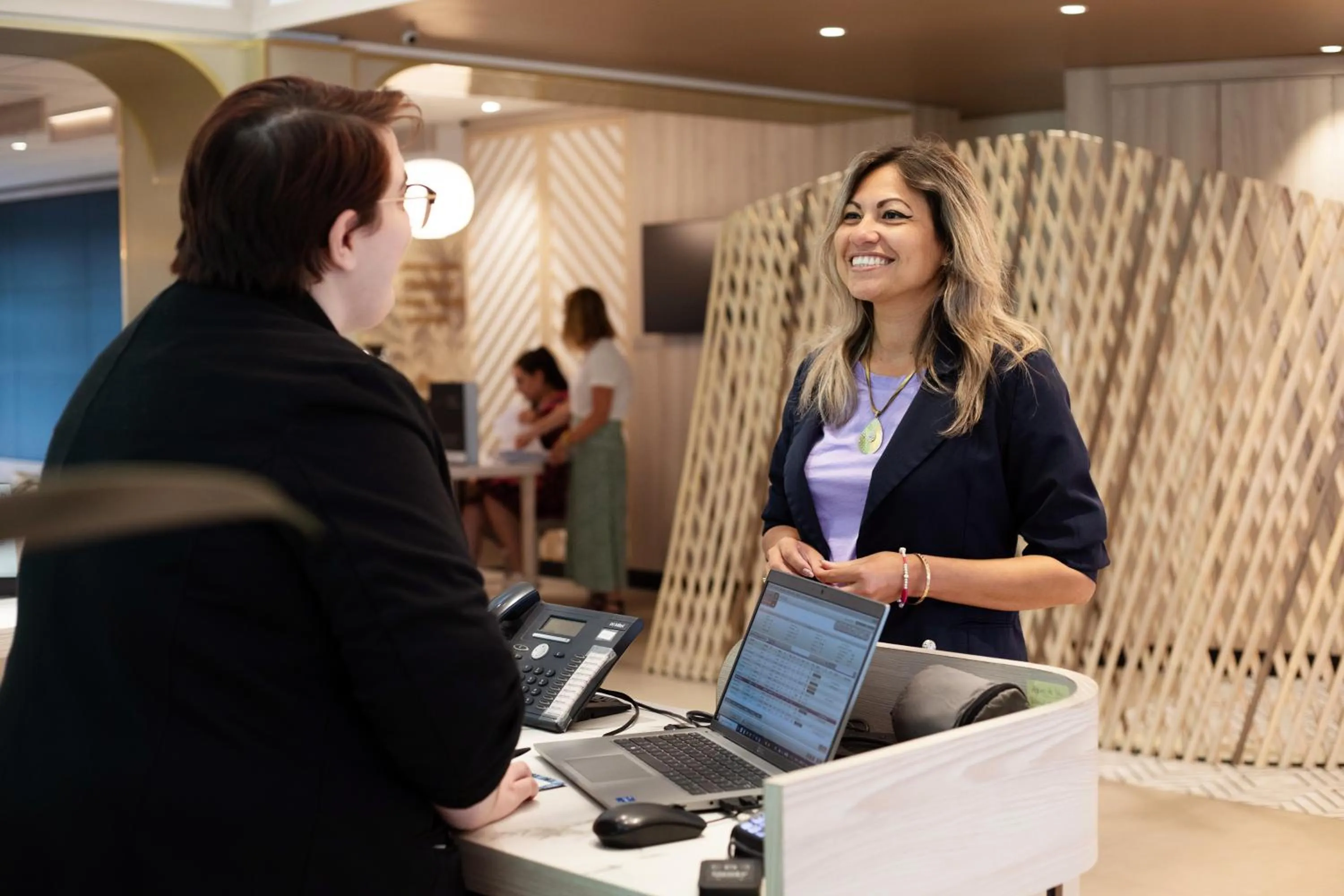 Lobby or reception in Novotel Montpellier