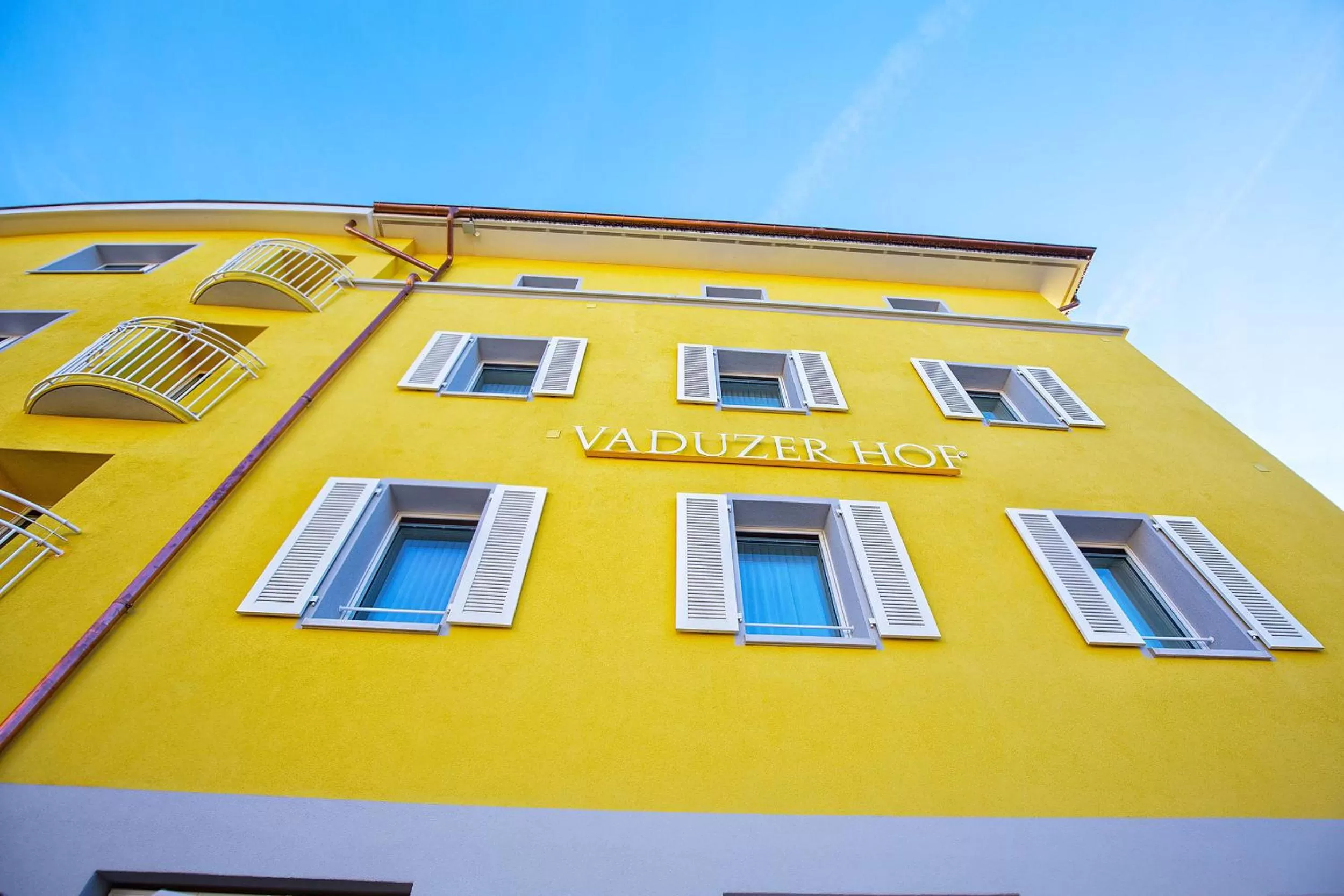 Facade/entrance in Hotel Vaduzerhof by b-smart