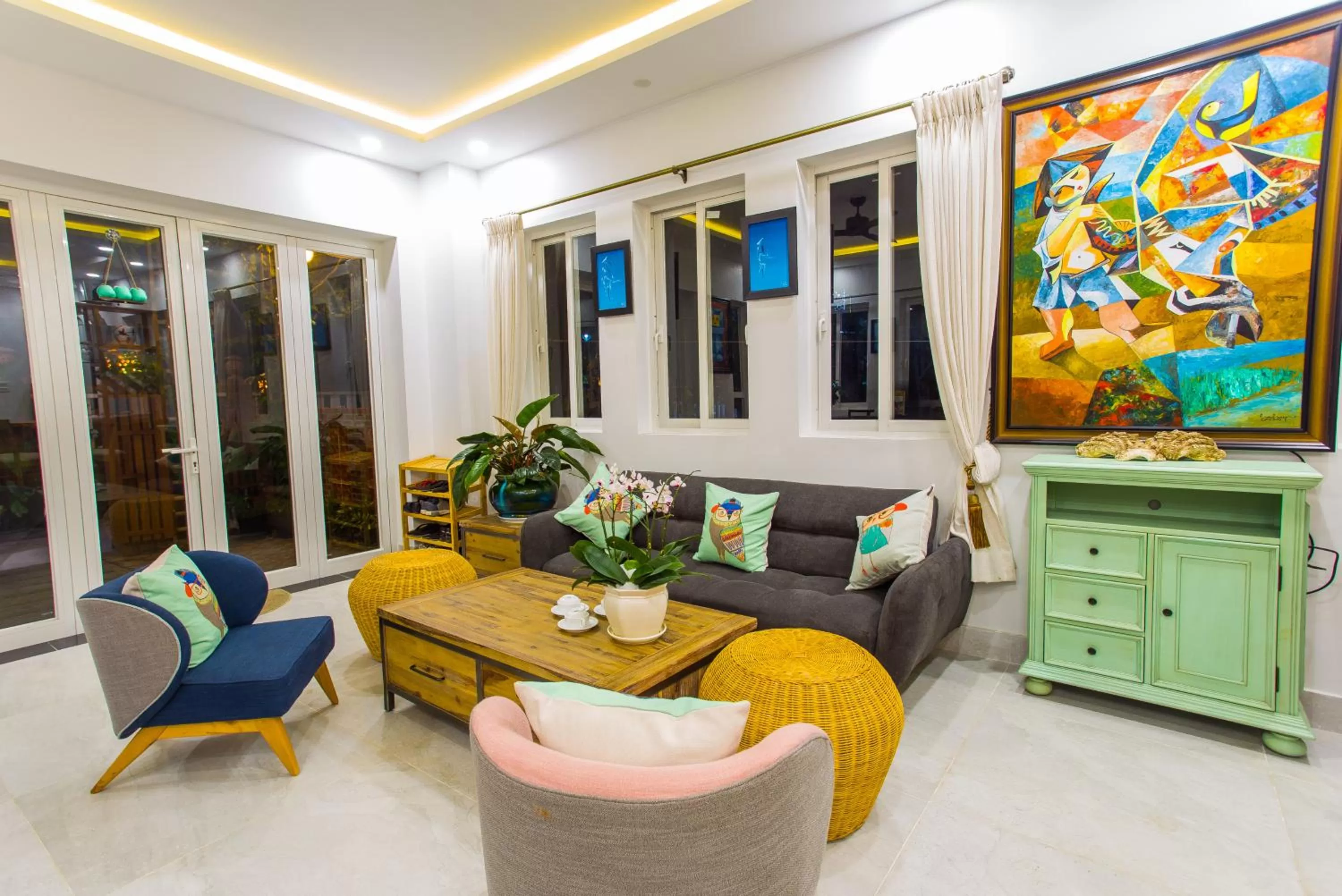 Seating Area in Peach House