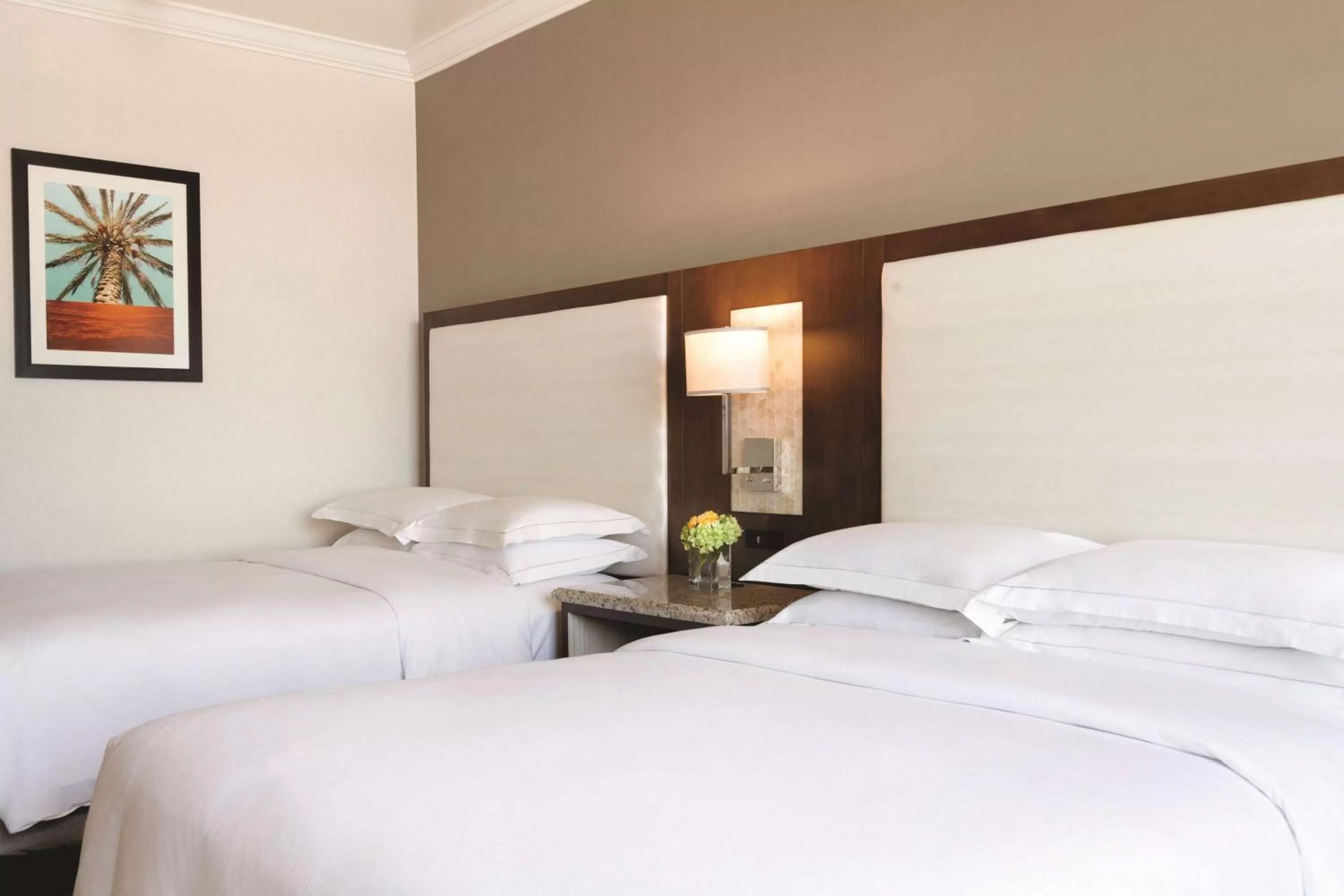 Bed in Hilton Los Angeles/San Gabriel