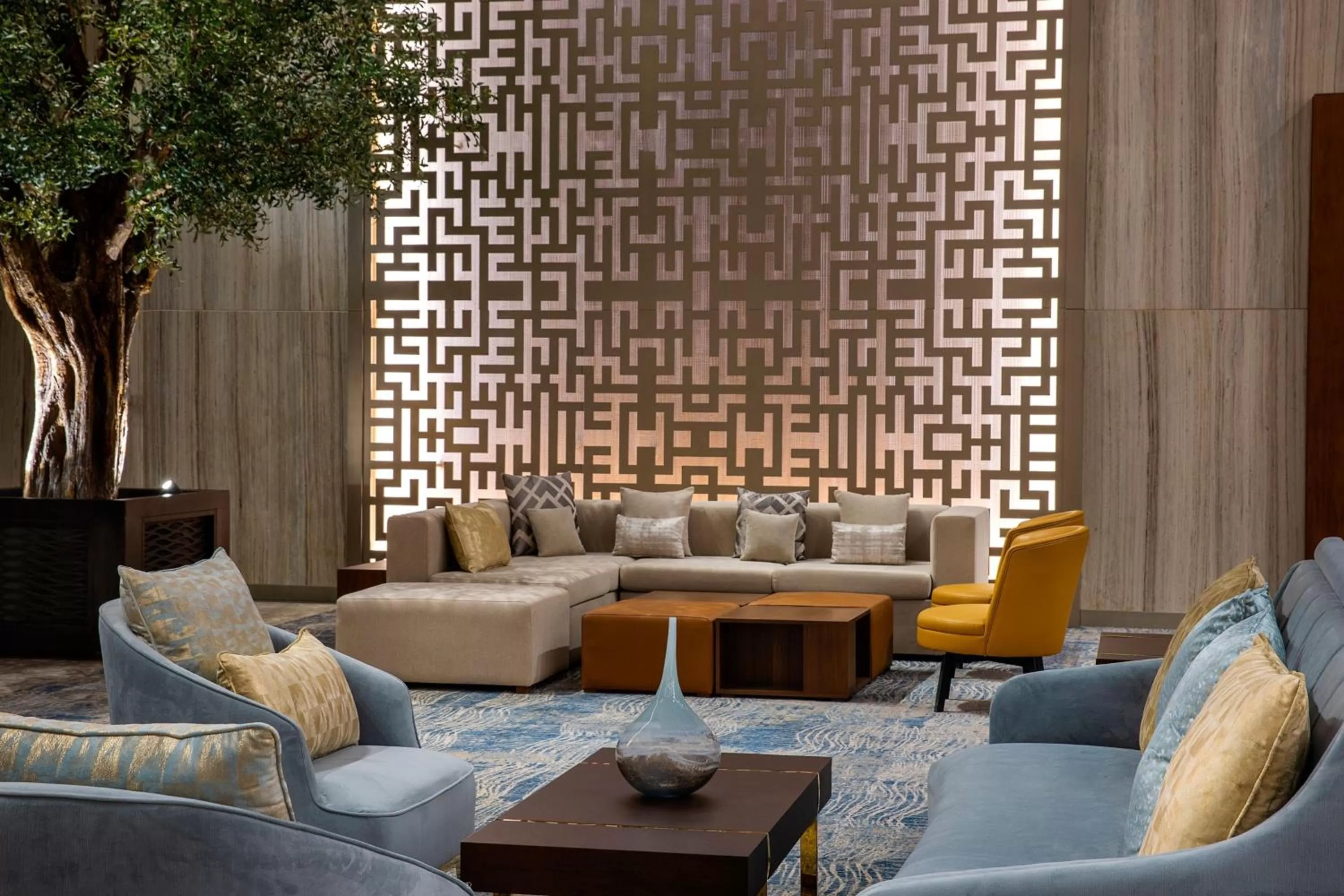 Lobby or reception in Jeddah Marriott Hotel Madinah Road