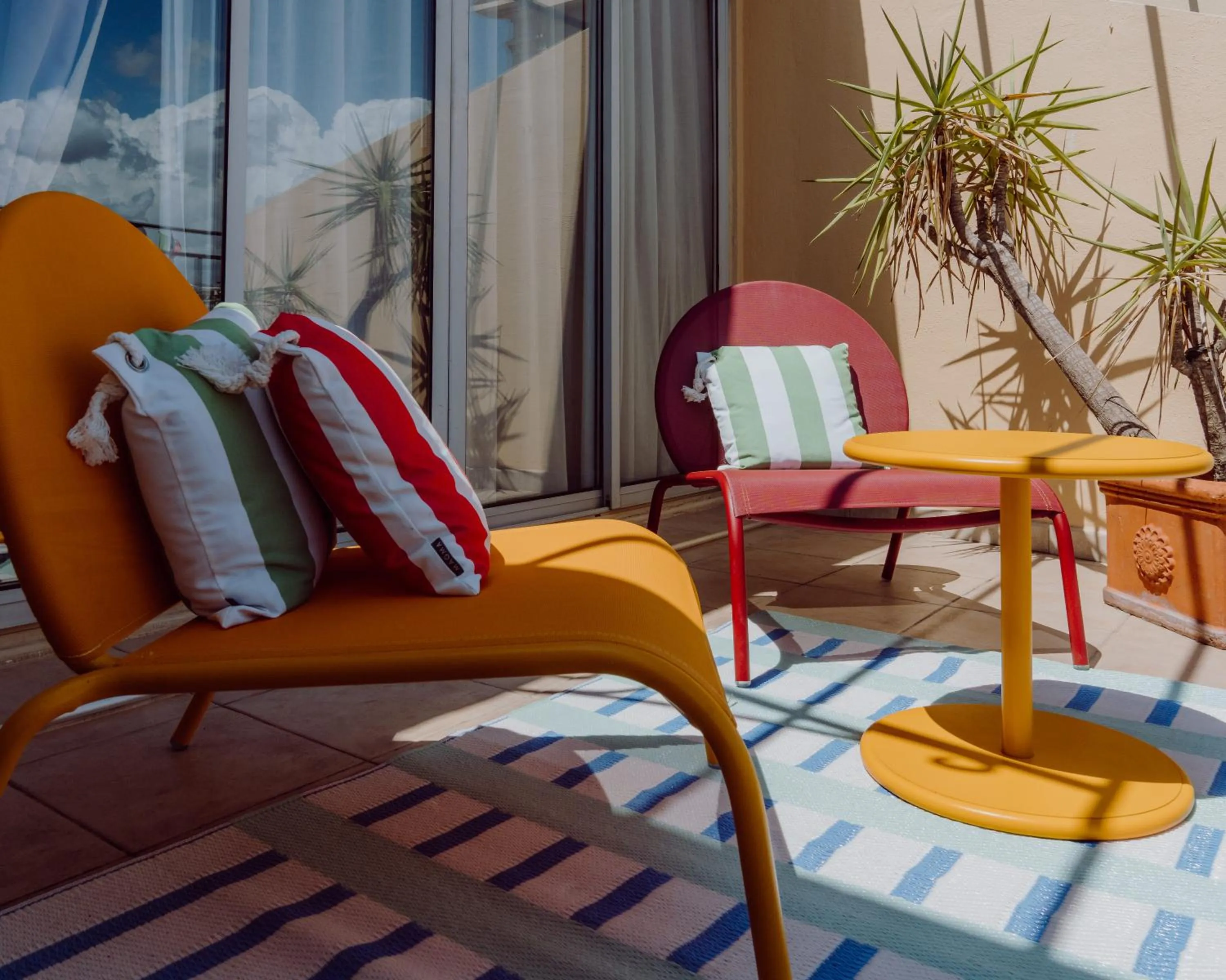 Balcony/Terrace in Hotel Le Grimaldi by Happyculture