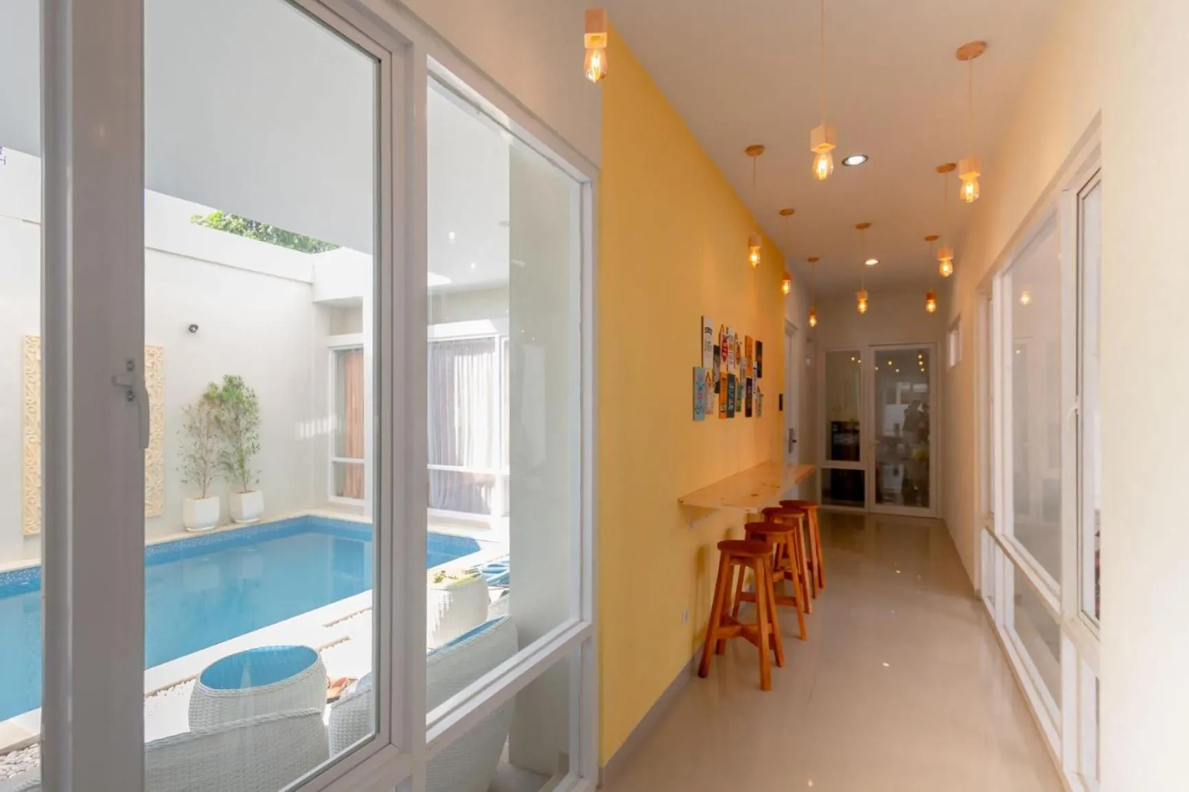 Pool view in Omah Manis