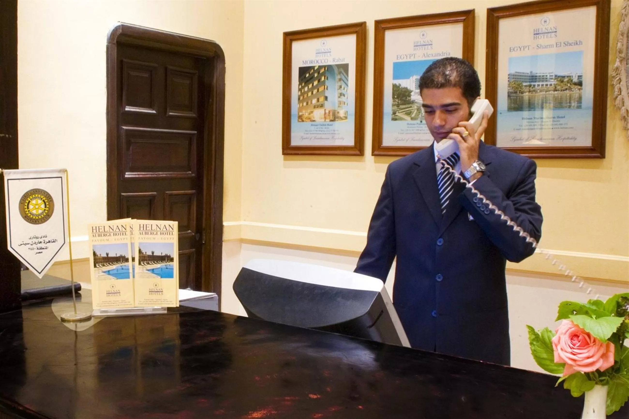 Lobby or reception in Helnan Auberge Fayoum