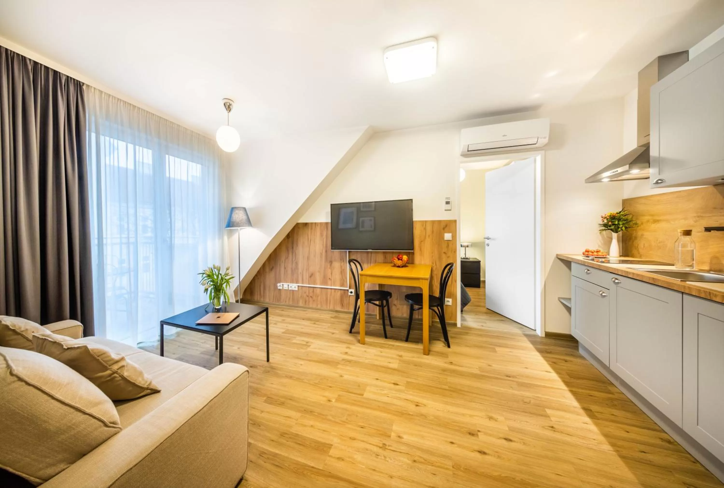 Kitchen or kitchenette in Jimmy's Apartments Lory