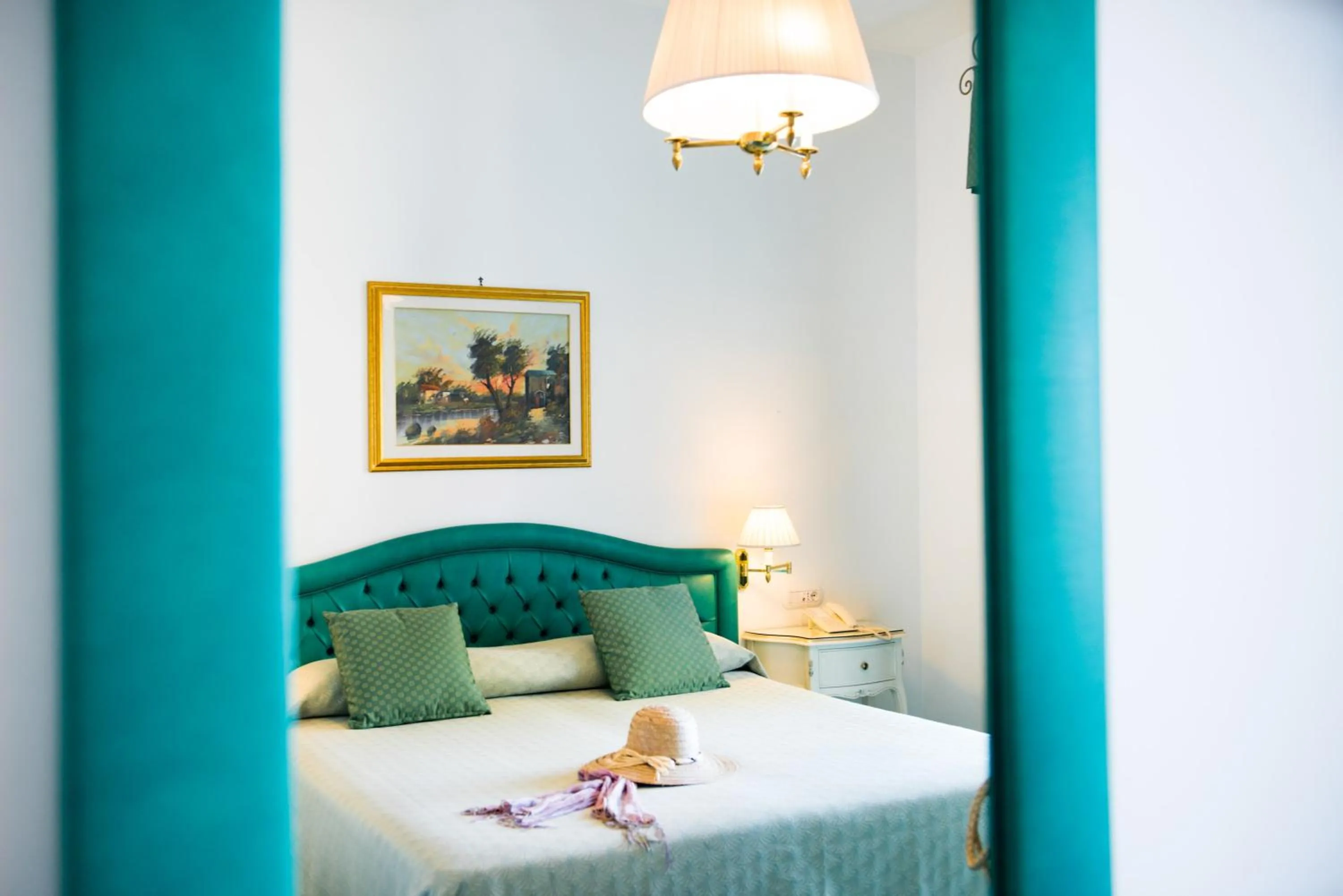 Bed in Hotel Pellegrino