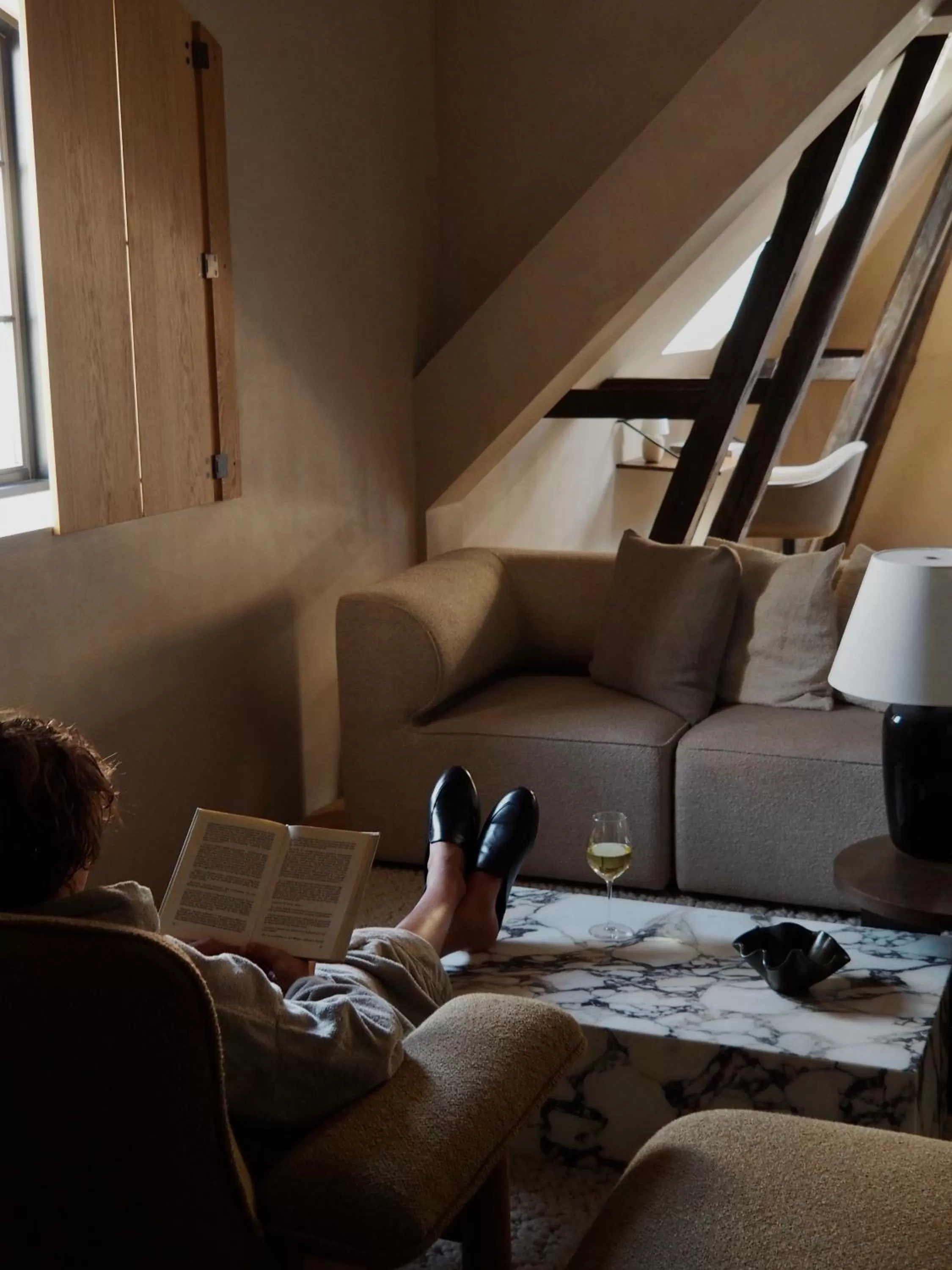 Living room in Audo Boutique Hotel