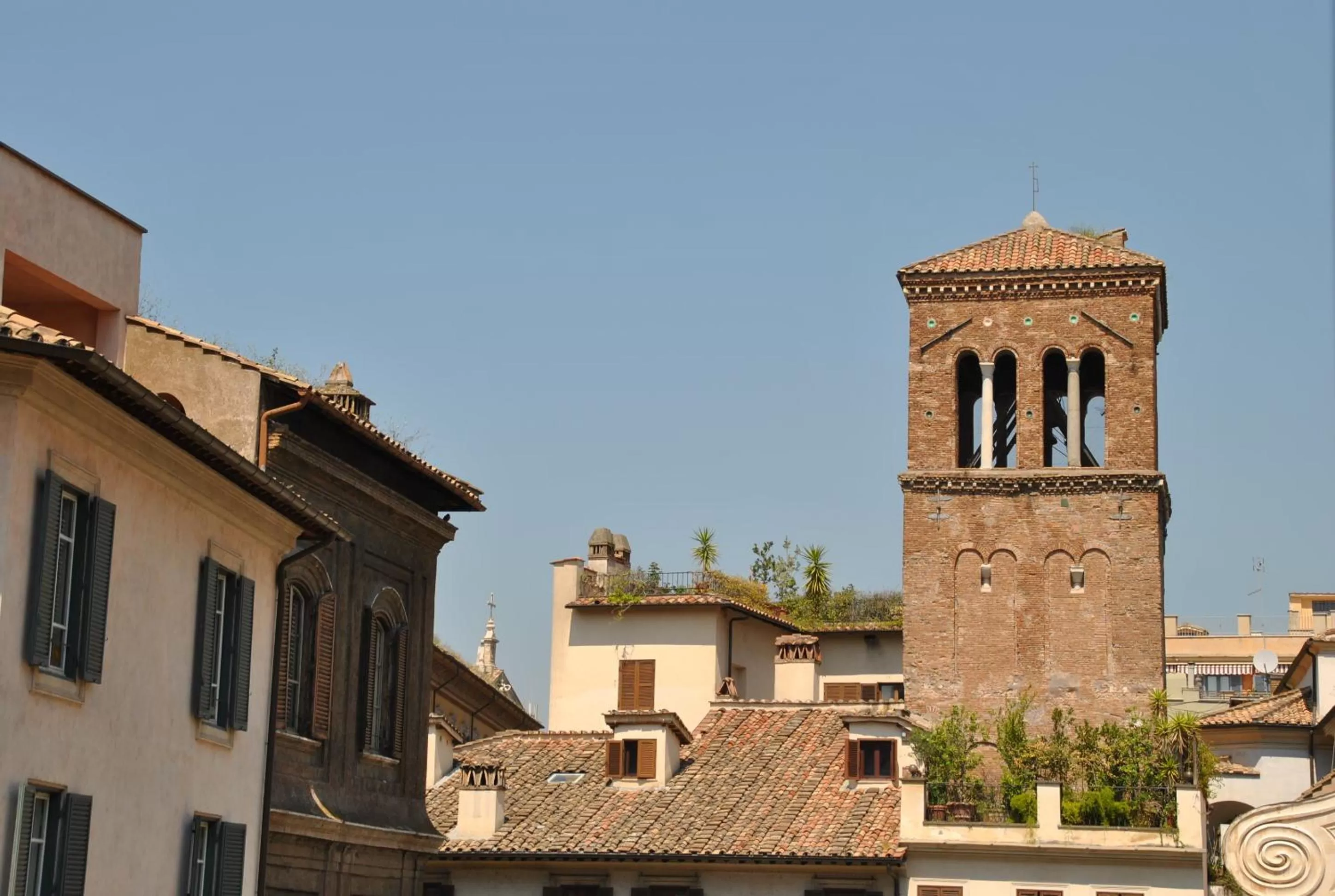 Bird's eye view in Hotel Mimosa Pantheon
