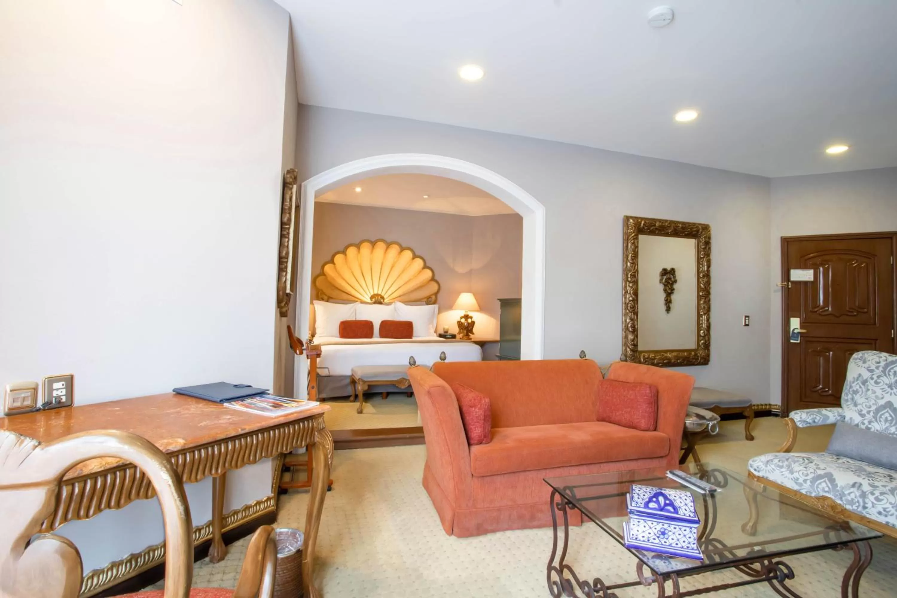 Bedroom, Bed in Quinta Real Saltillo