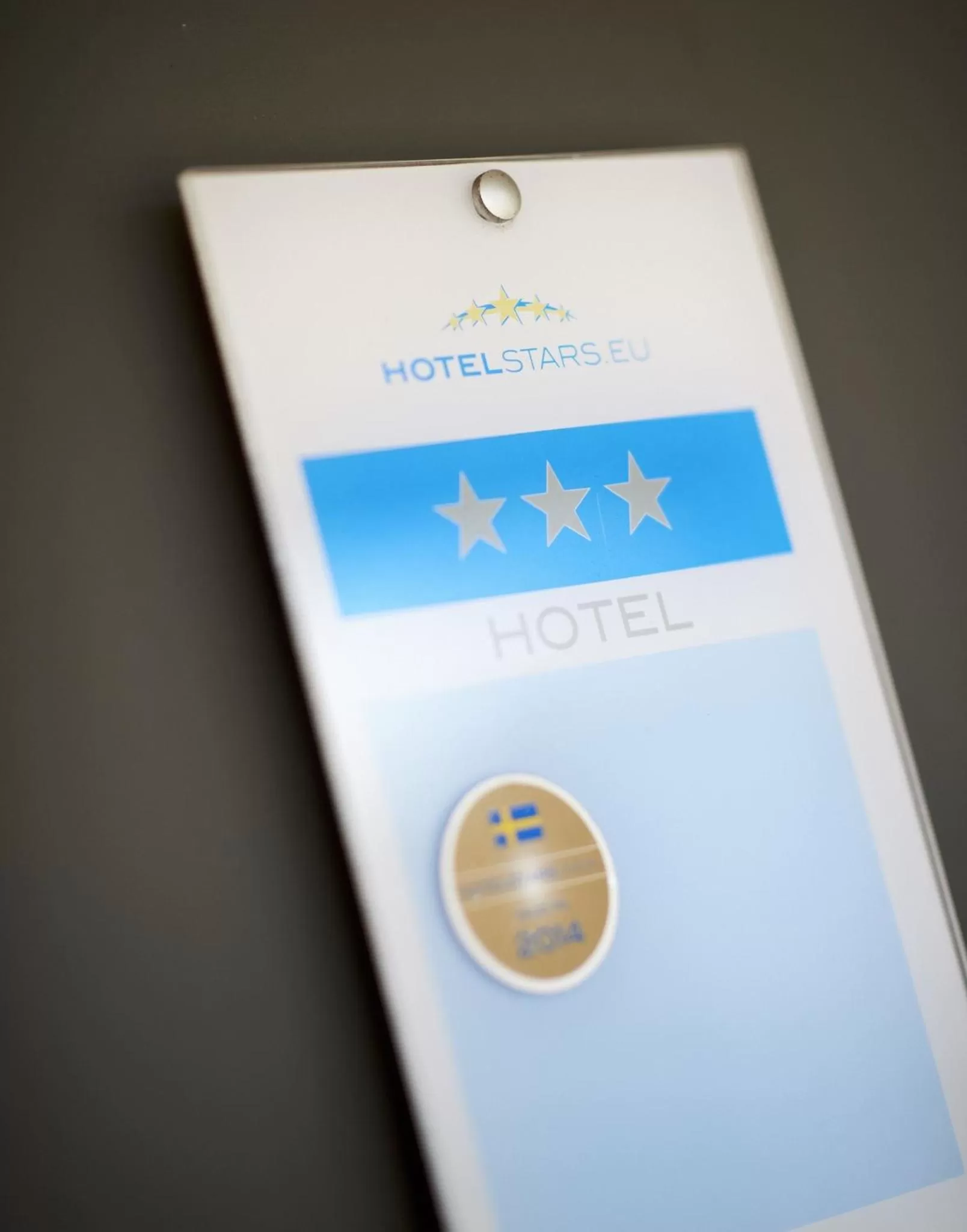 Certificate/Award in STF Hotell Rum Oscar