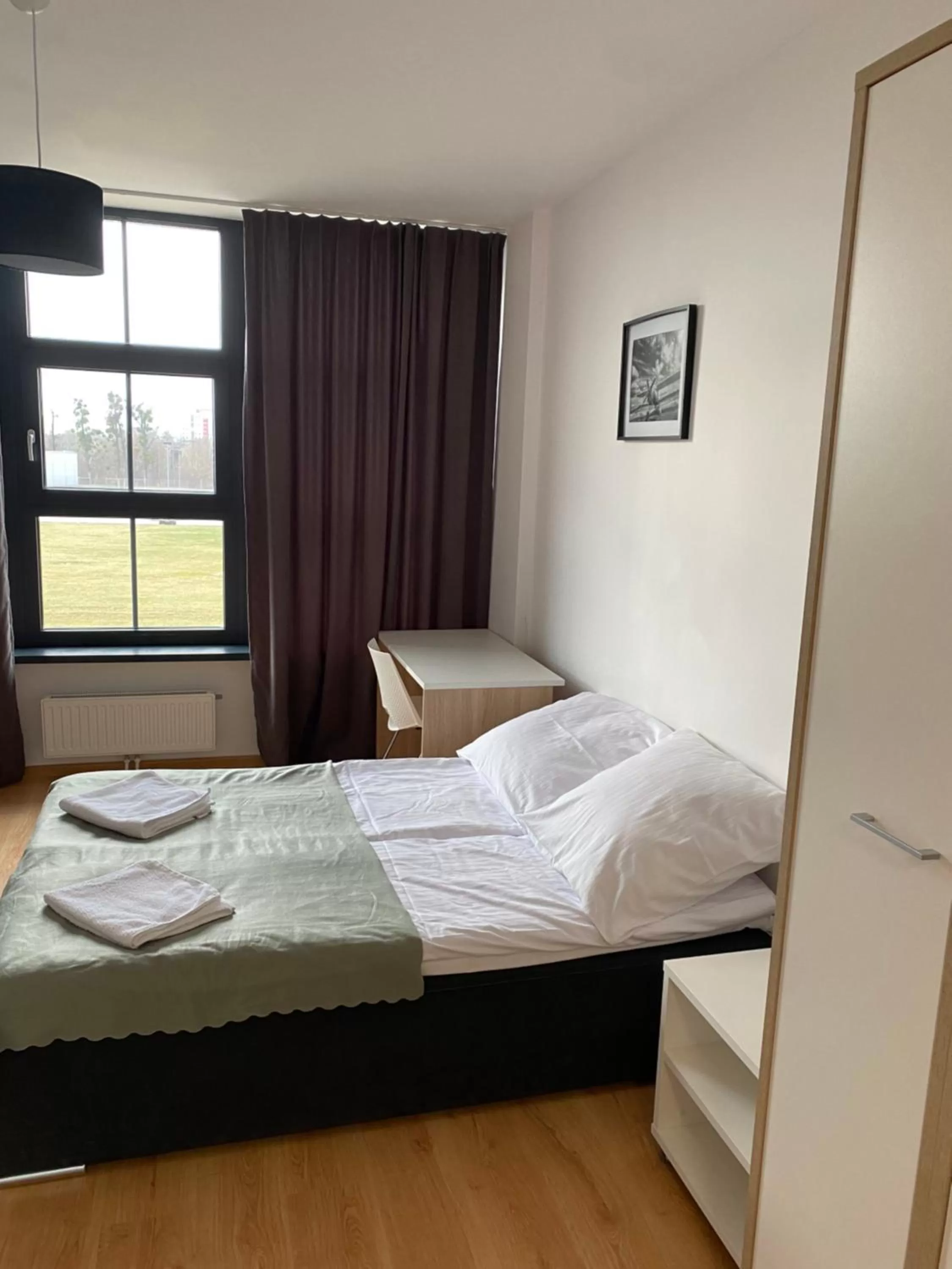 Bedroom, Bed in SleepWell Apartments