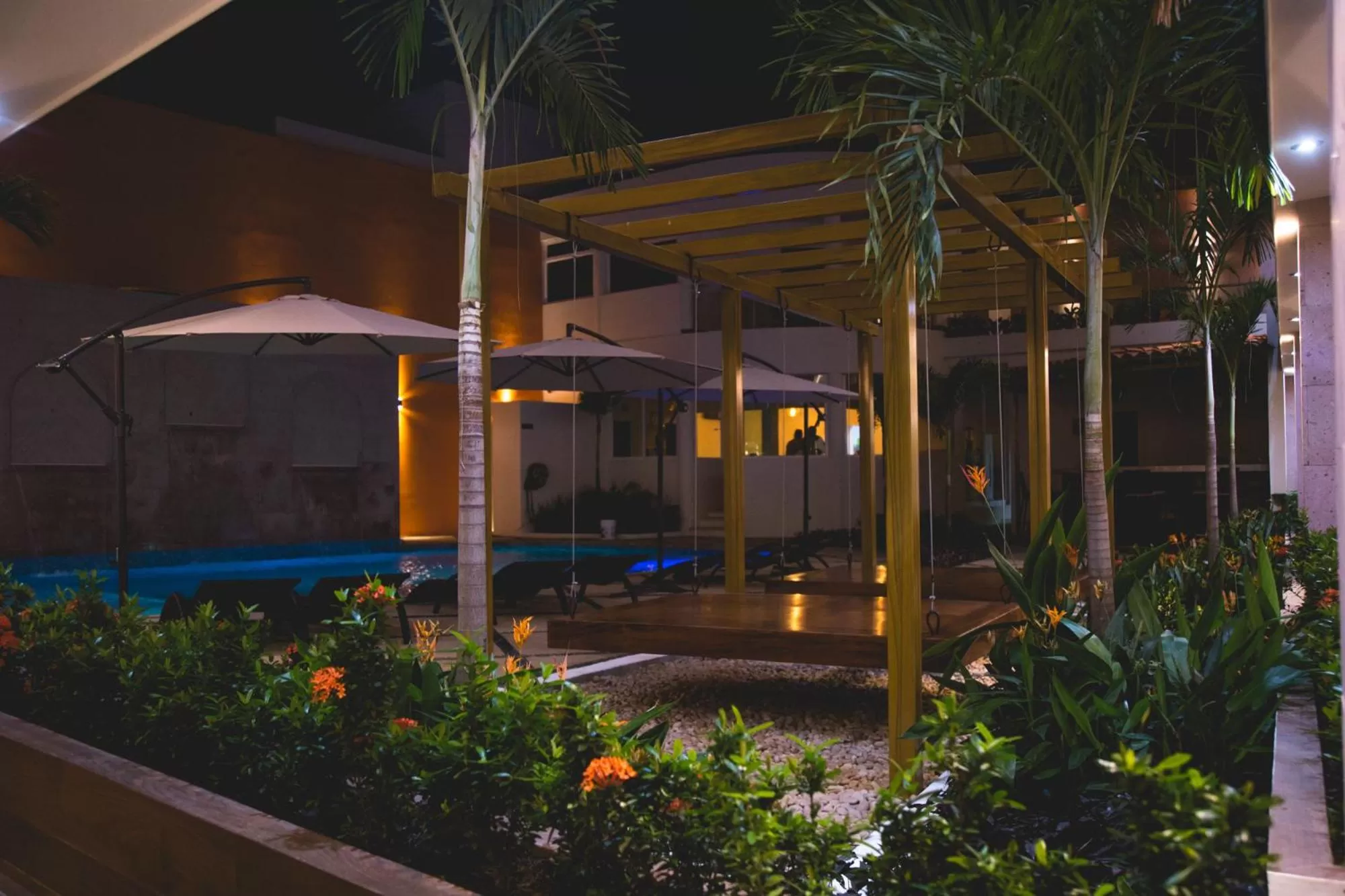 Property building in Luxury Hotel Inn