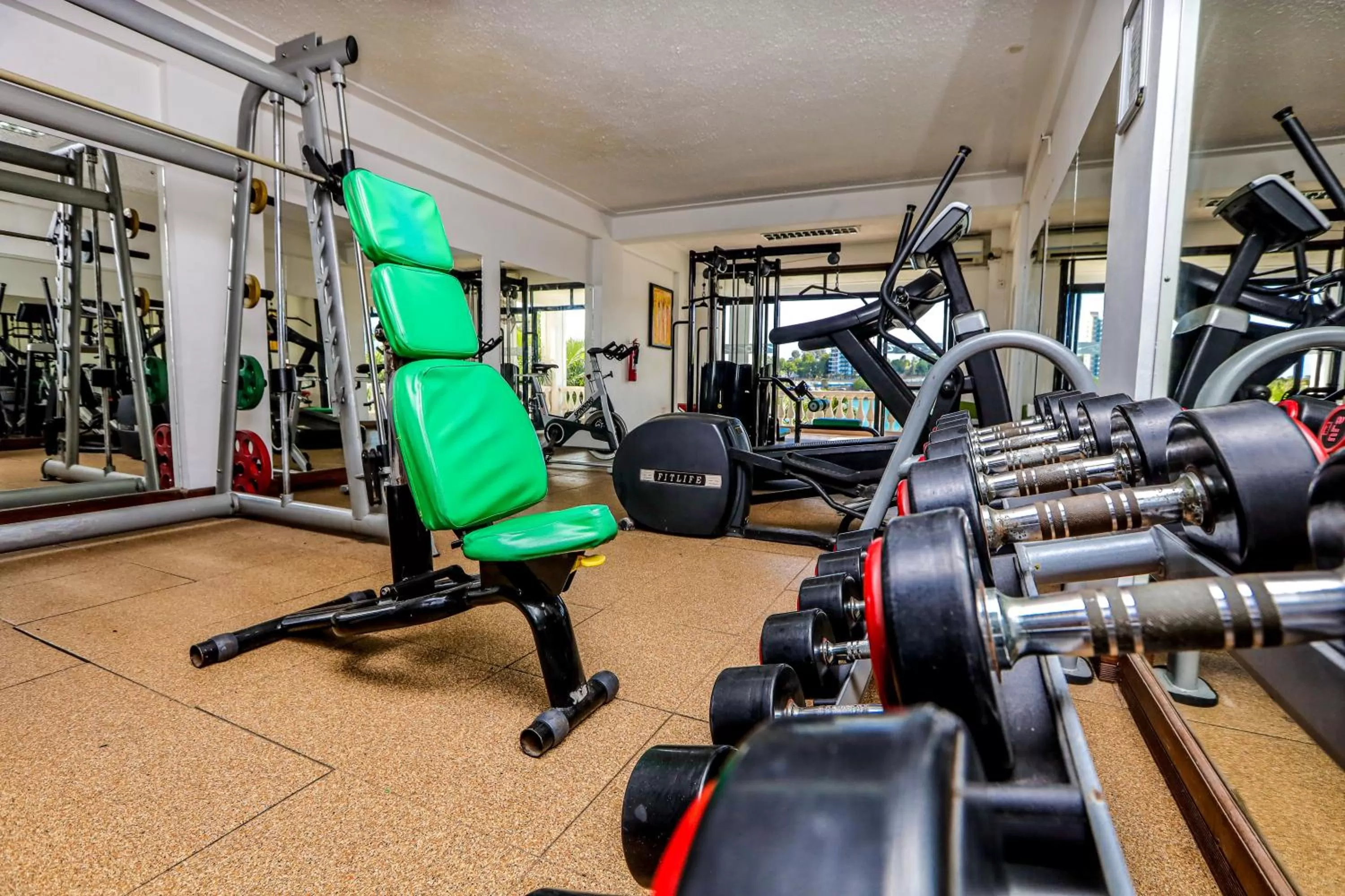 Fitness centre/facilities in CityBlue Creekside Hotel & Suites