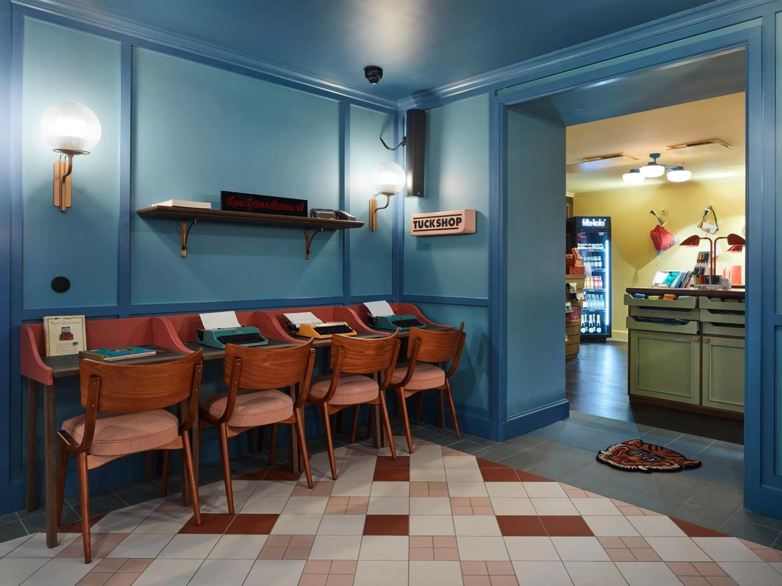 Lobby or reception in 25hours Hotel Indre By