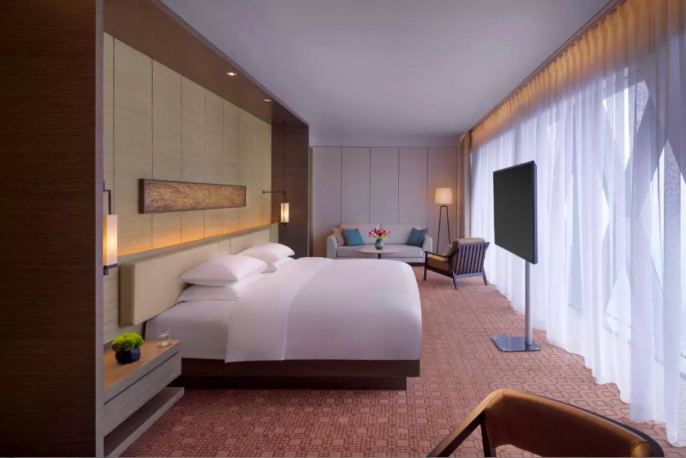 TV and multimedia, Bed in Hyatt Regency Zhenjiang