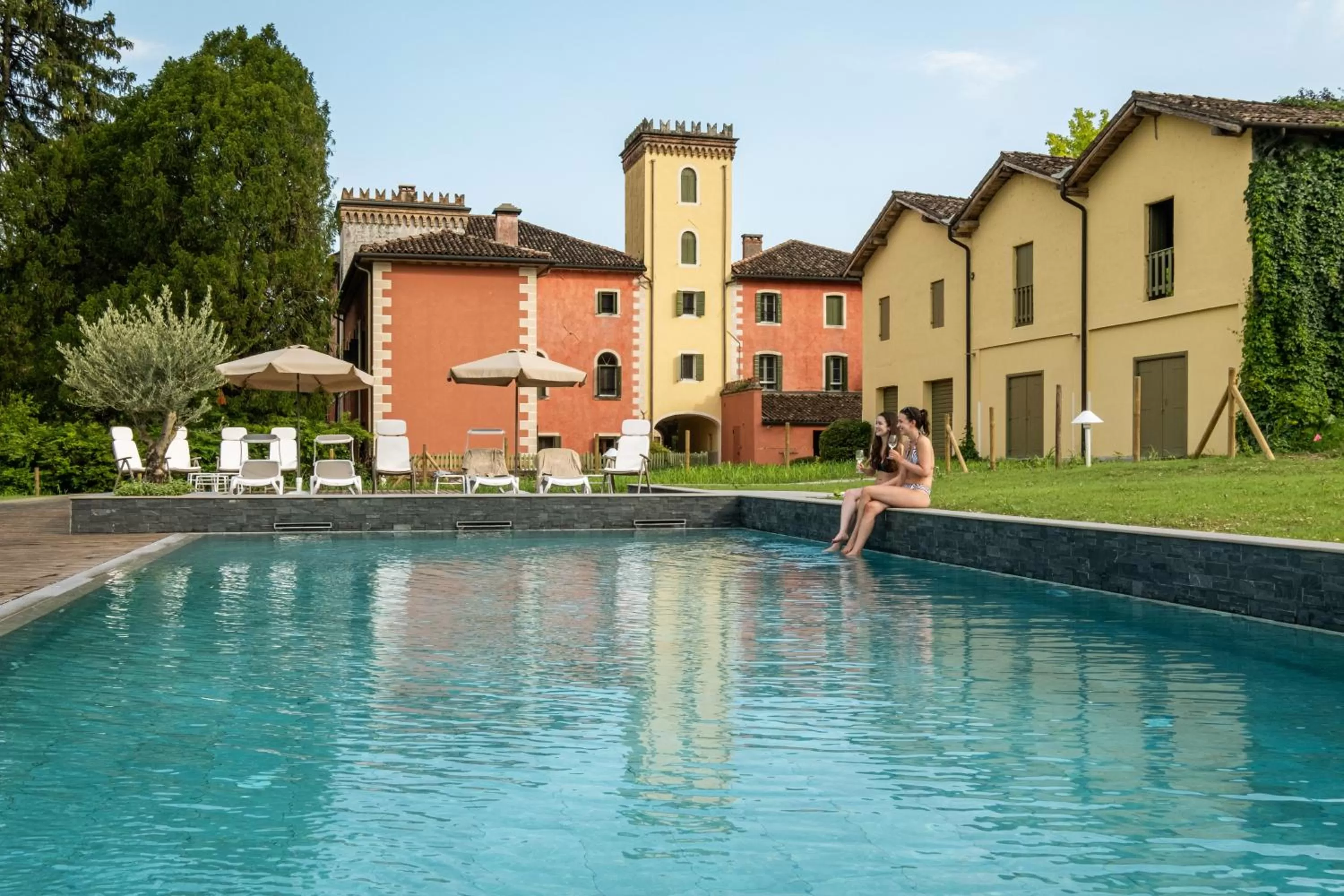 Swimming pool in Villa Clementina - Prosecco Country Hotel