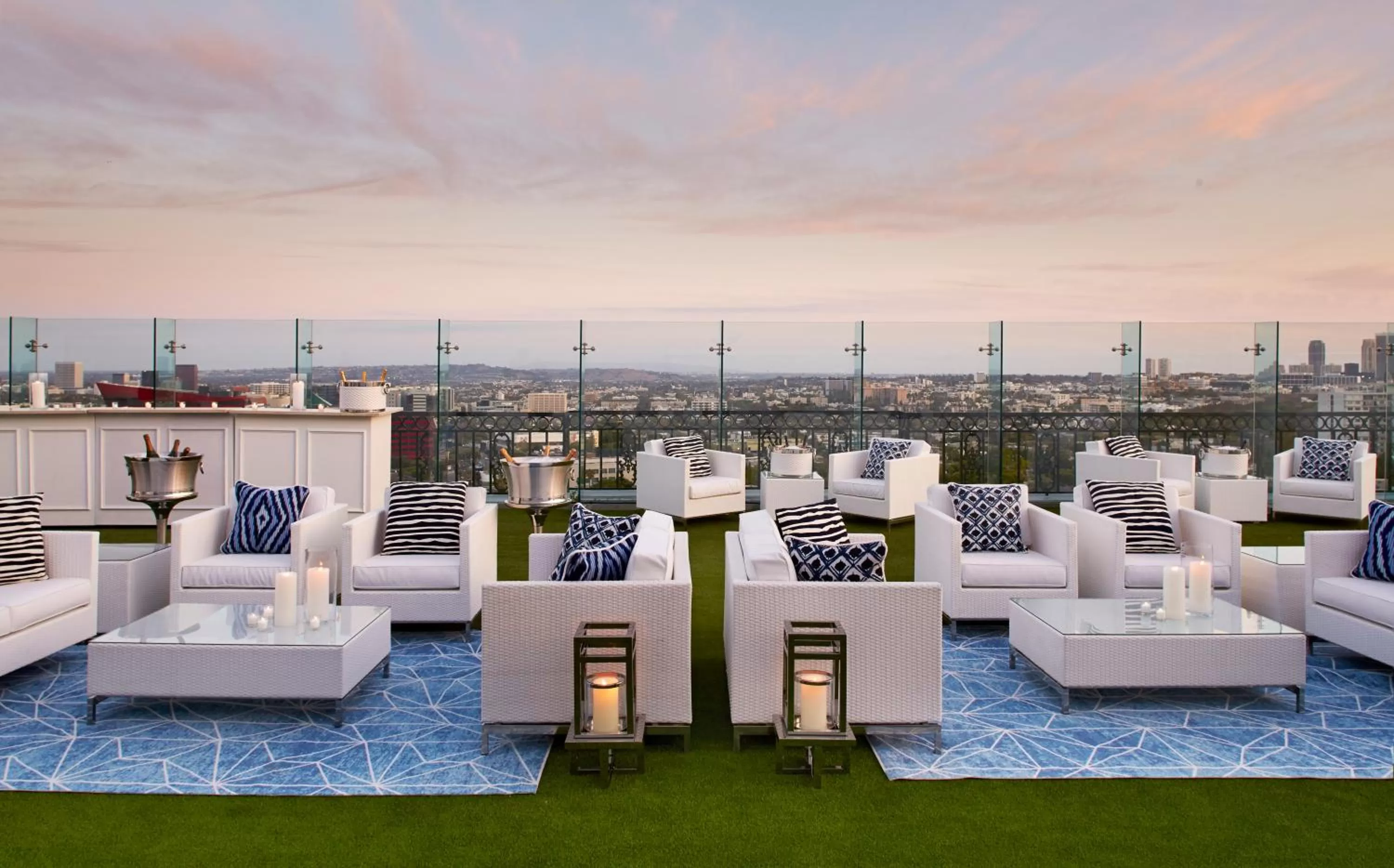 Patio in The London West Hollywood at Beverly Hills