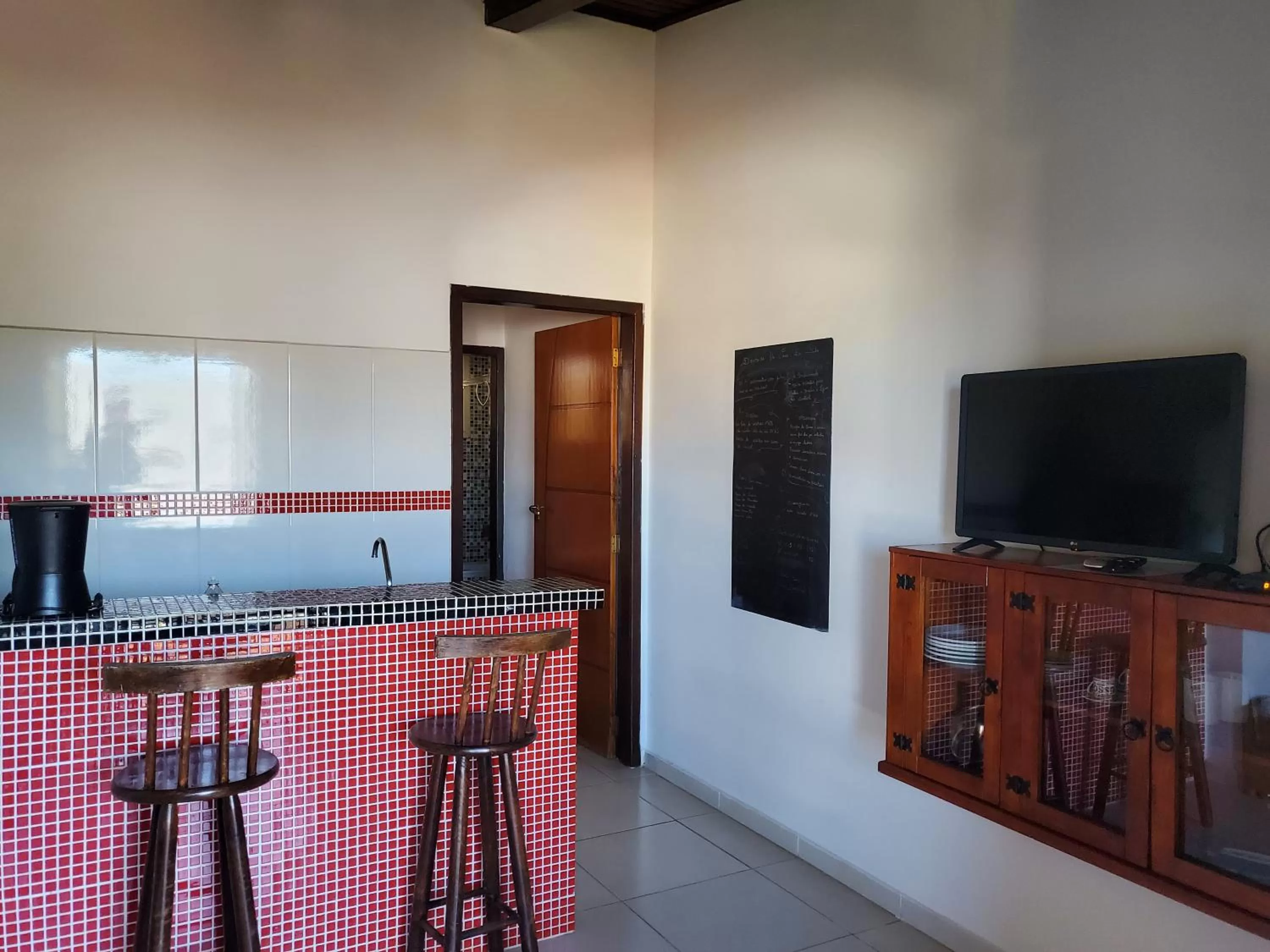 TV/Entertainment Center in Apartamentos Casa da Pedra