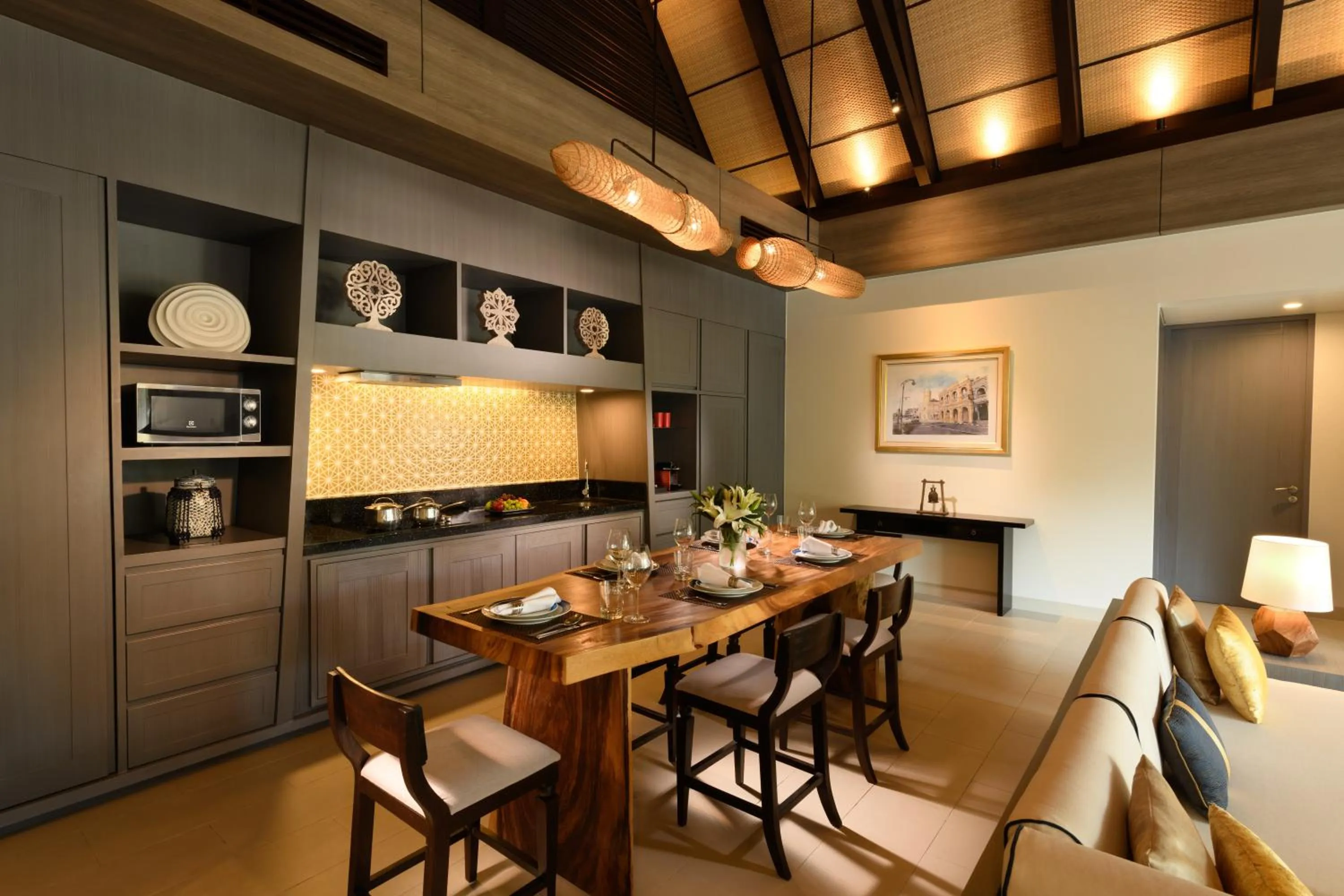 Kitchen or kitchenette in Anantara Vacation Club Mai Khao Phuket