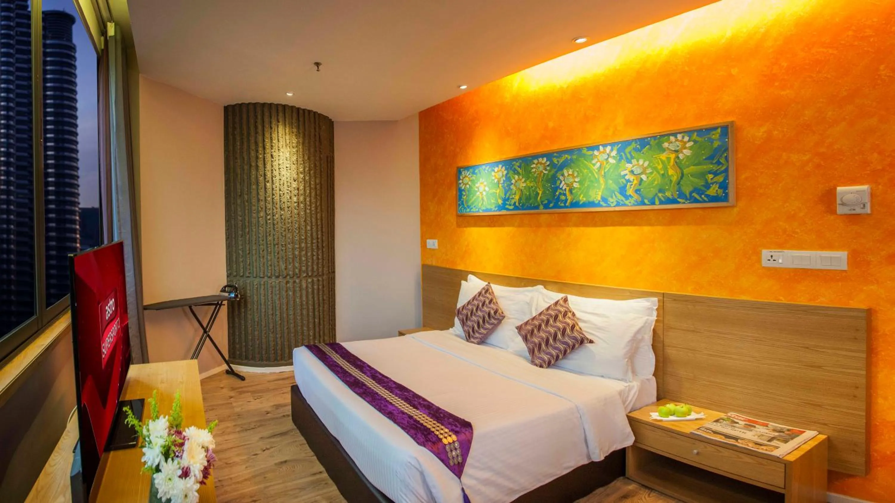 Bed in de King Hotel KLCC