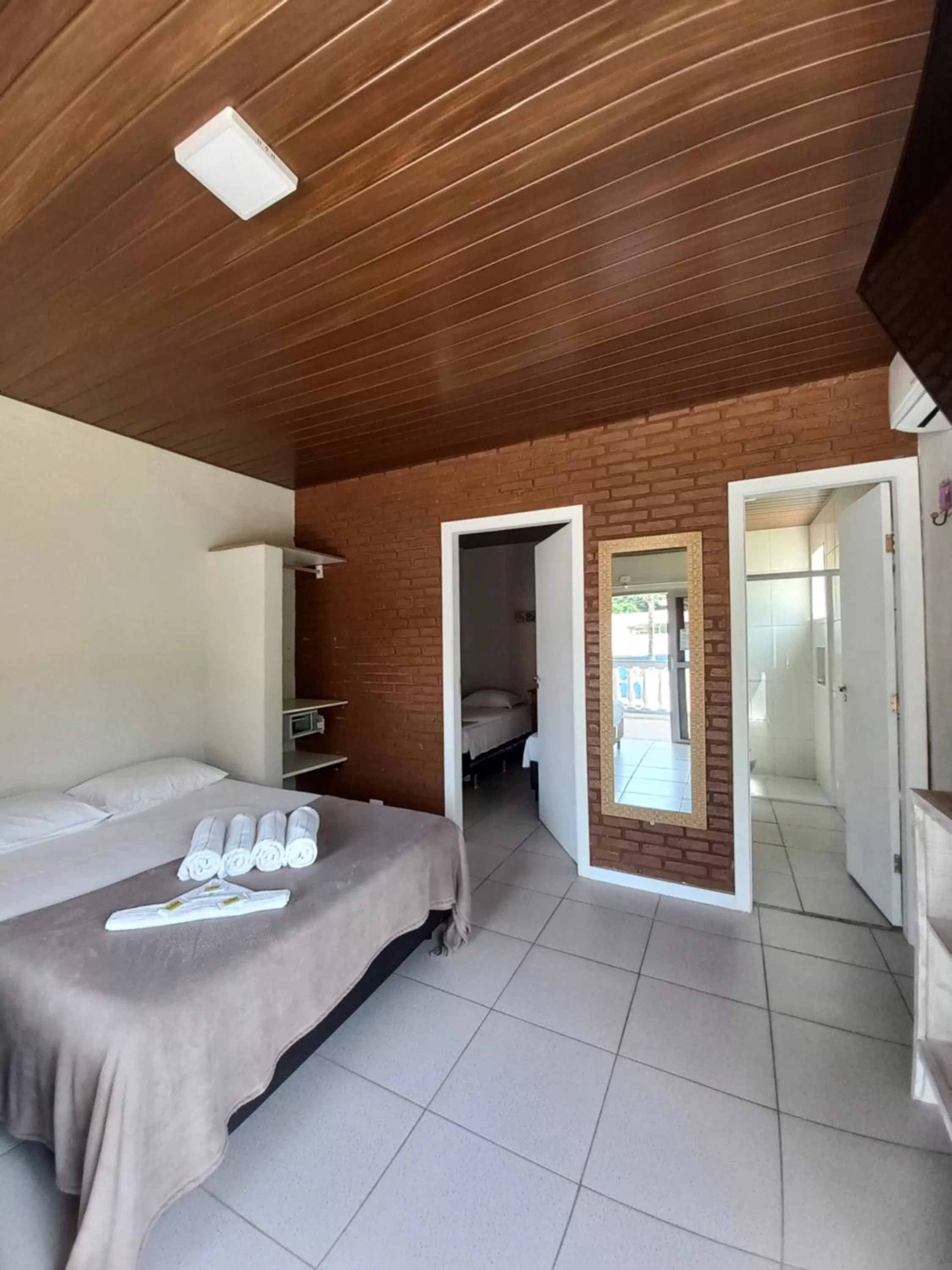 Bed in Hotel e Pousada Pouso54