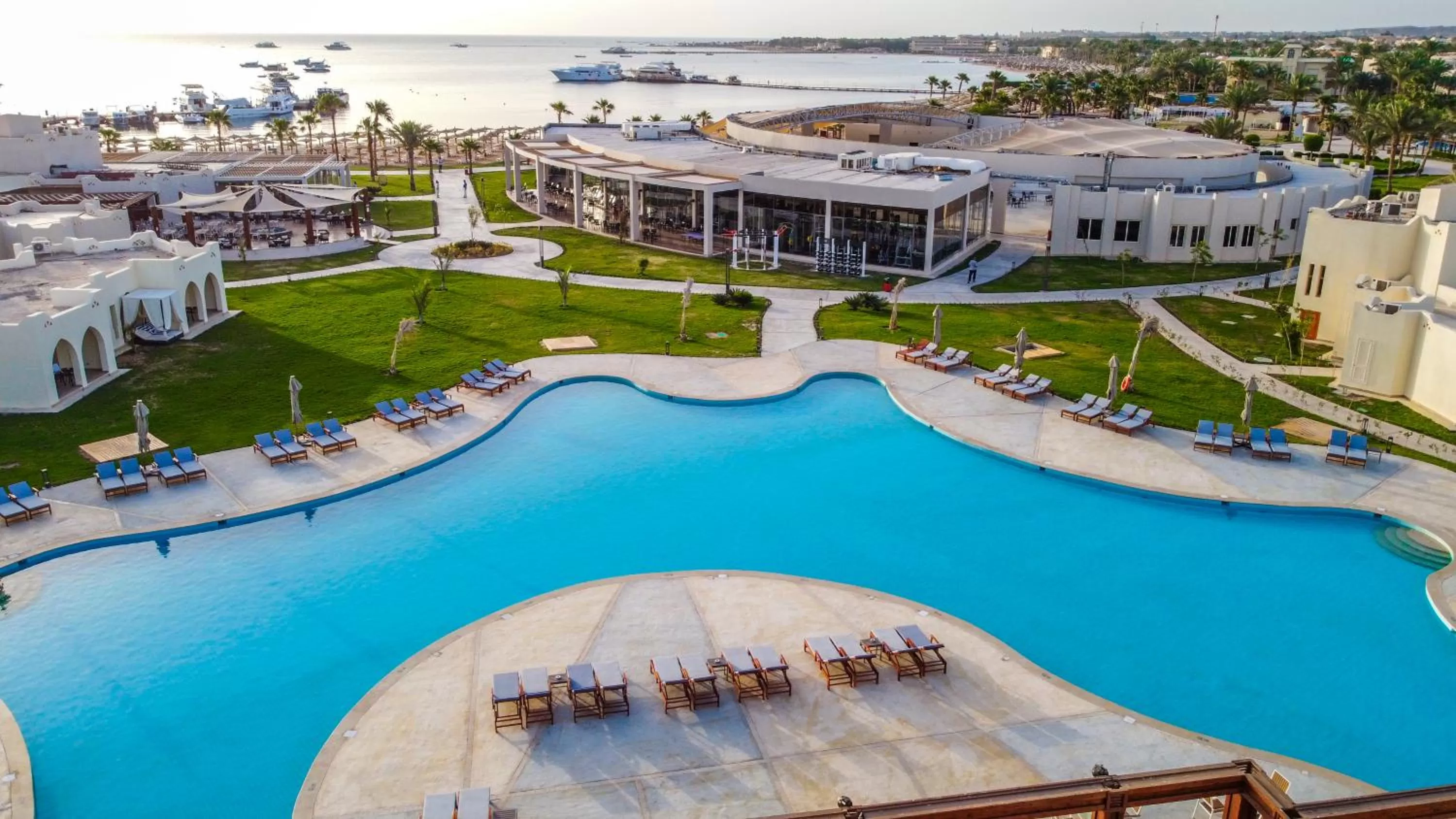 Bird's eye view, Bird's-eye View in Xanadu Makadi Bay - High Class All Inclusive