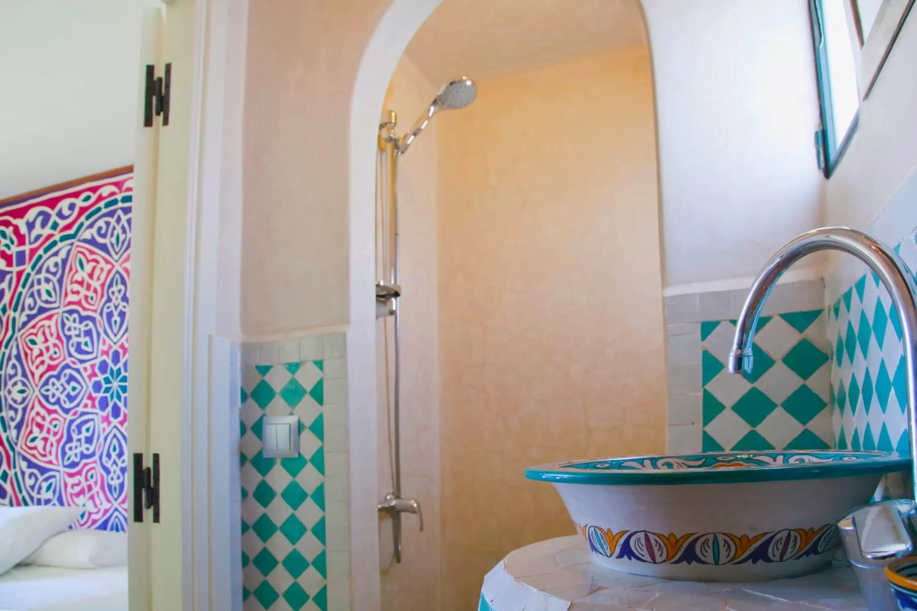 Shower, Bathroom in Kasbah Rose