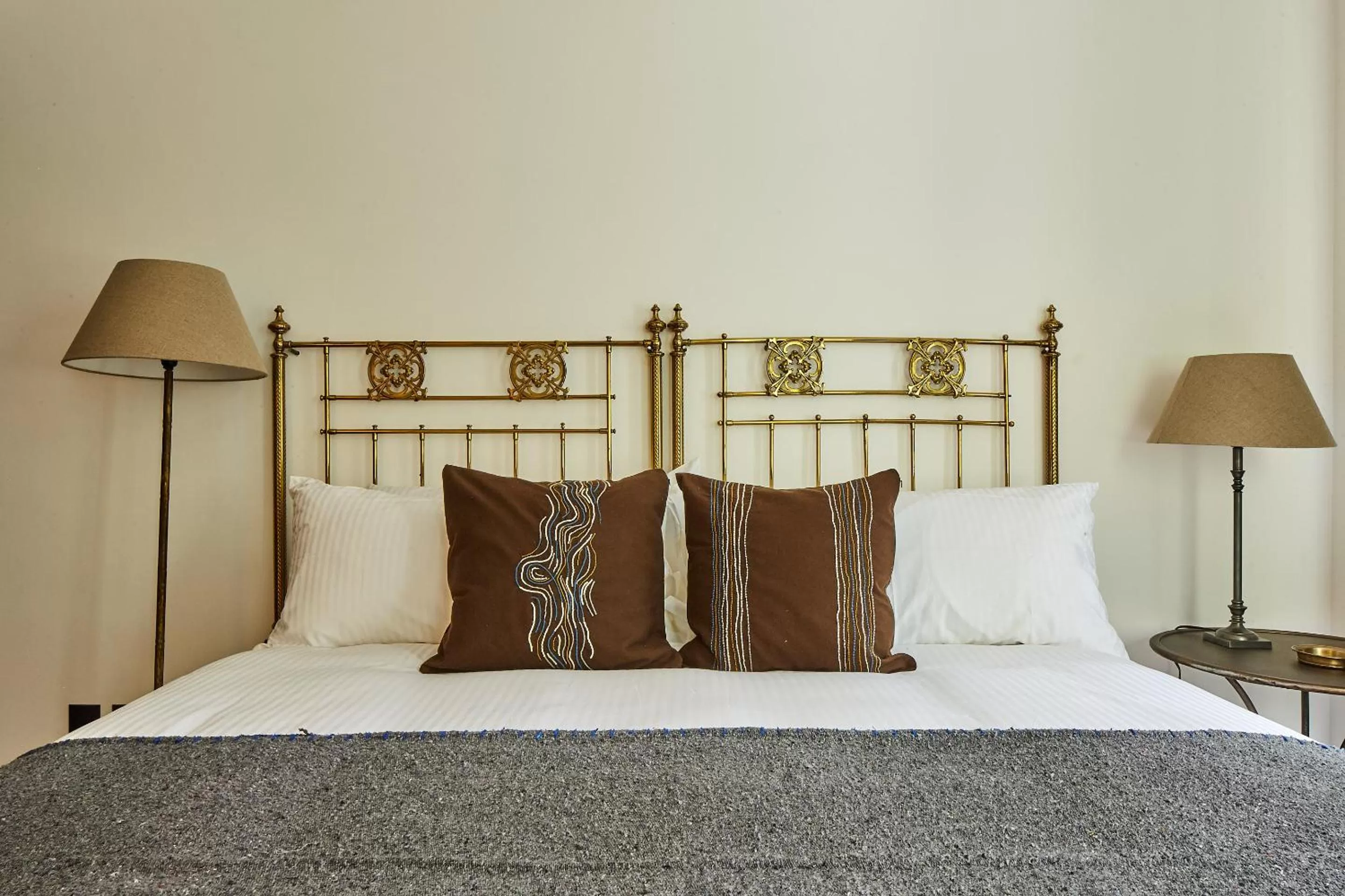 Bed in Orchid House Mexico City