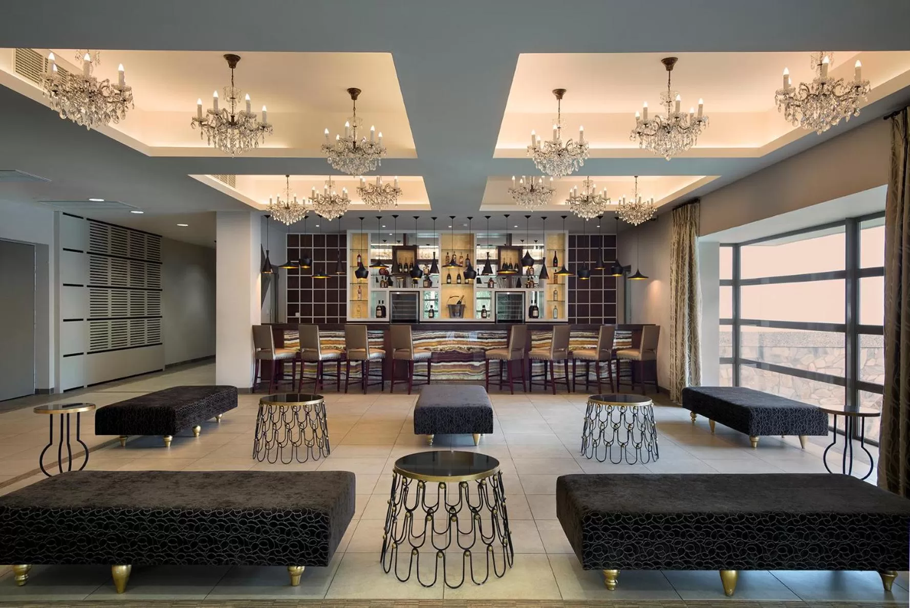 Lounge or bar in Labadi Beach Hotel