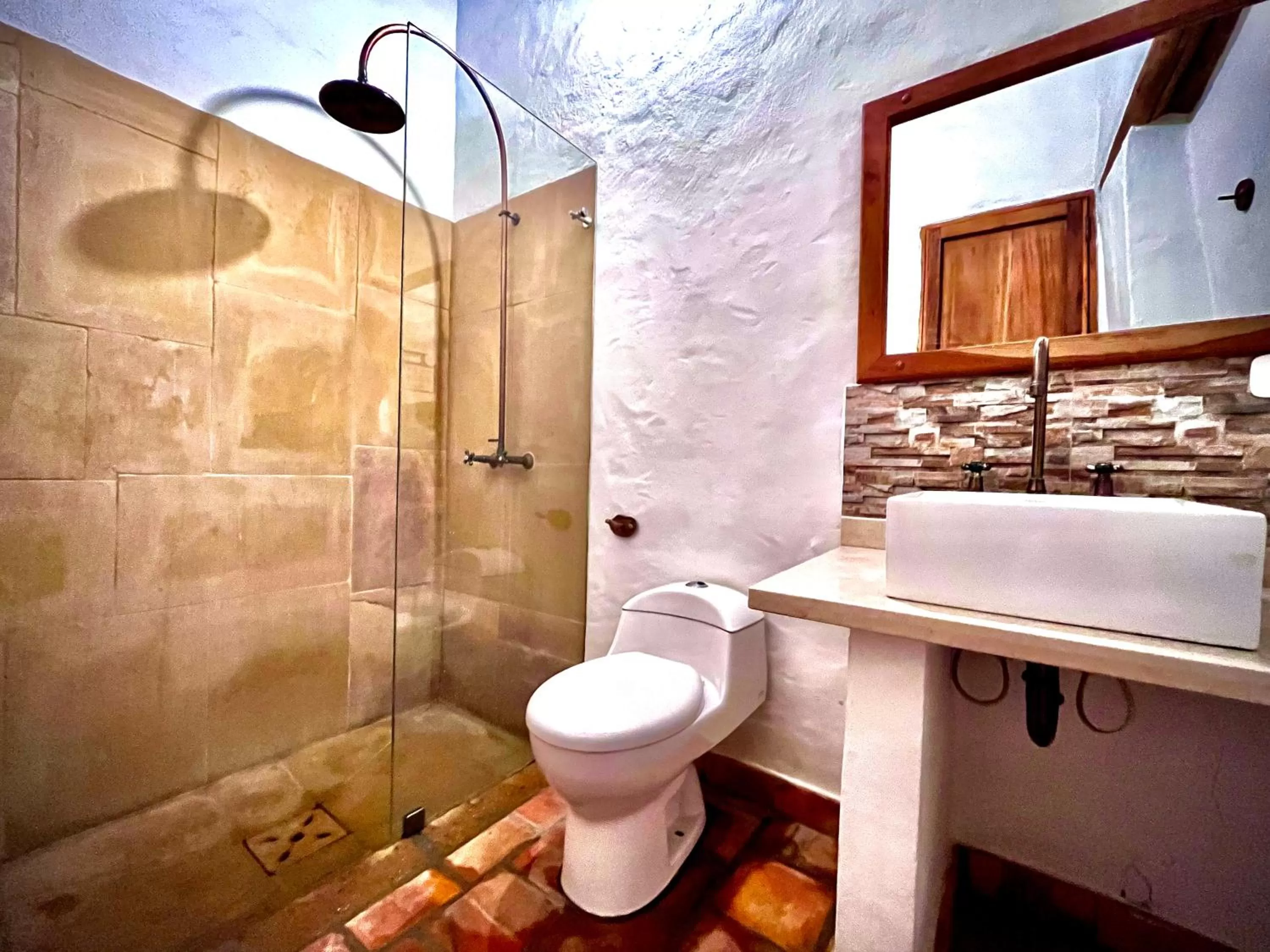 Bathroom in Hotel Buenosaires Barichara