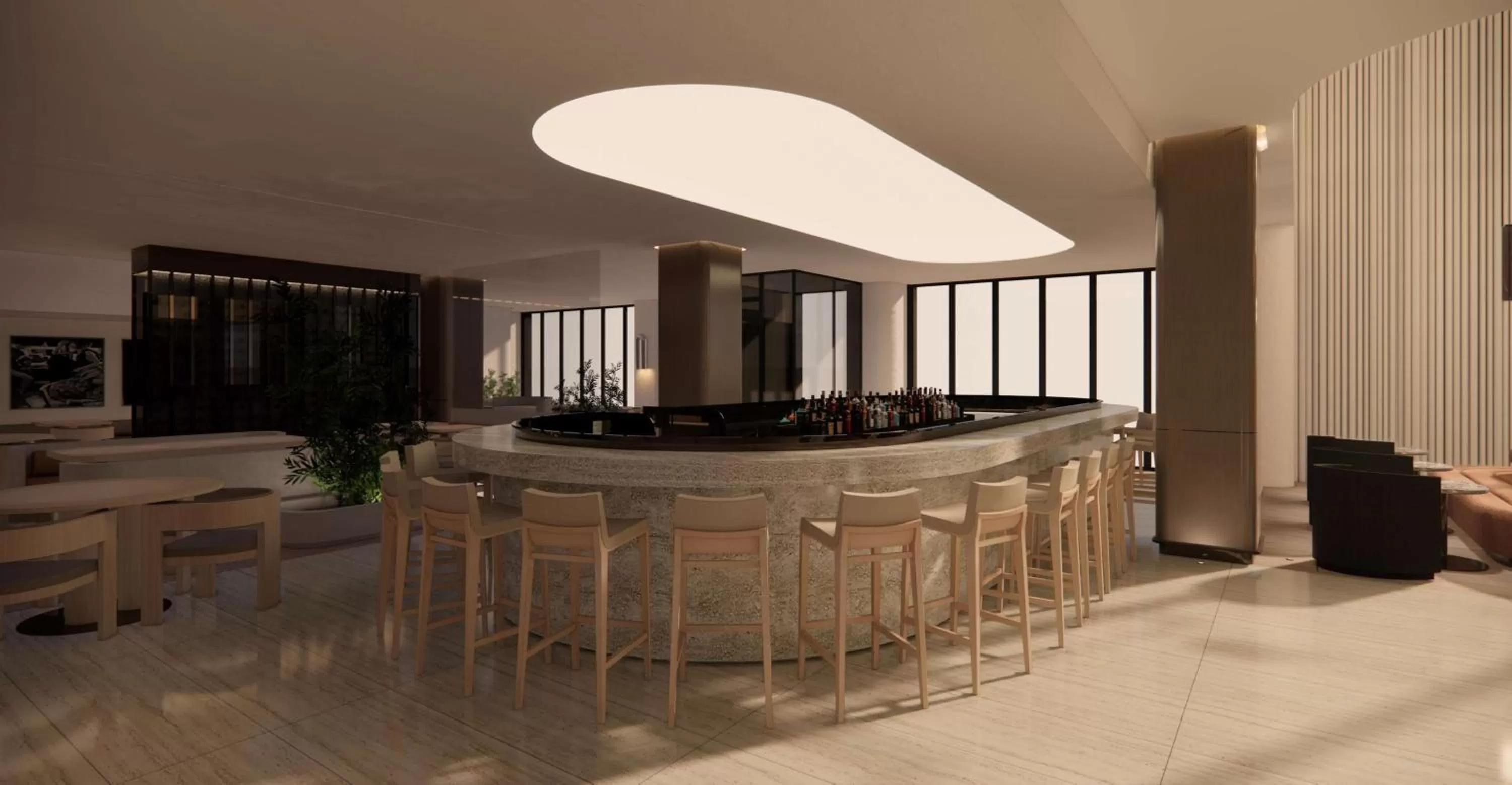 Lounge or bar in Vogue Hotel Montreal Downtown, Curio Collection by Hilton