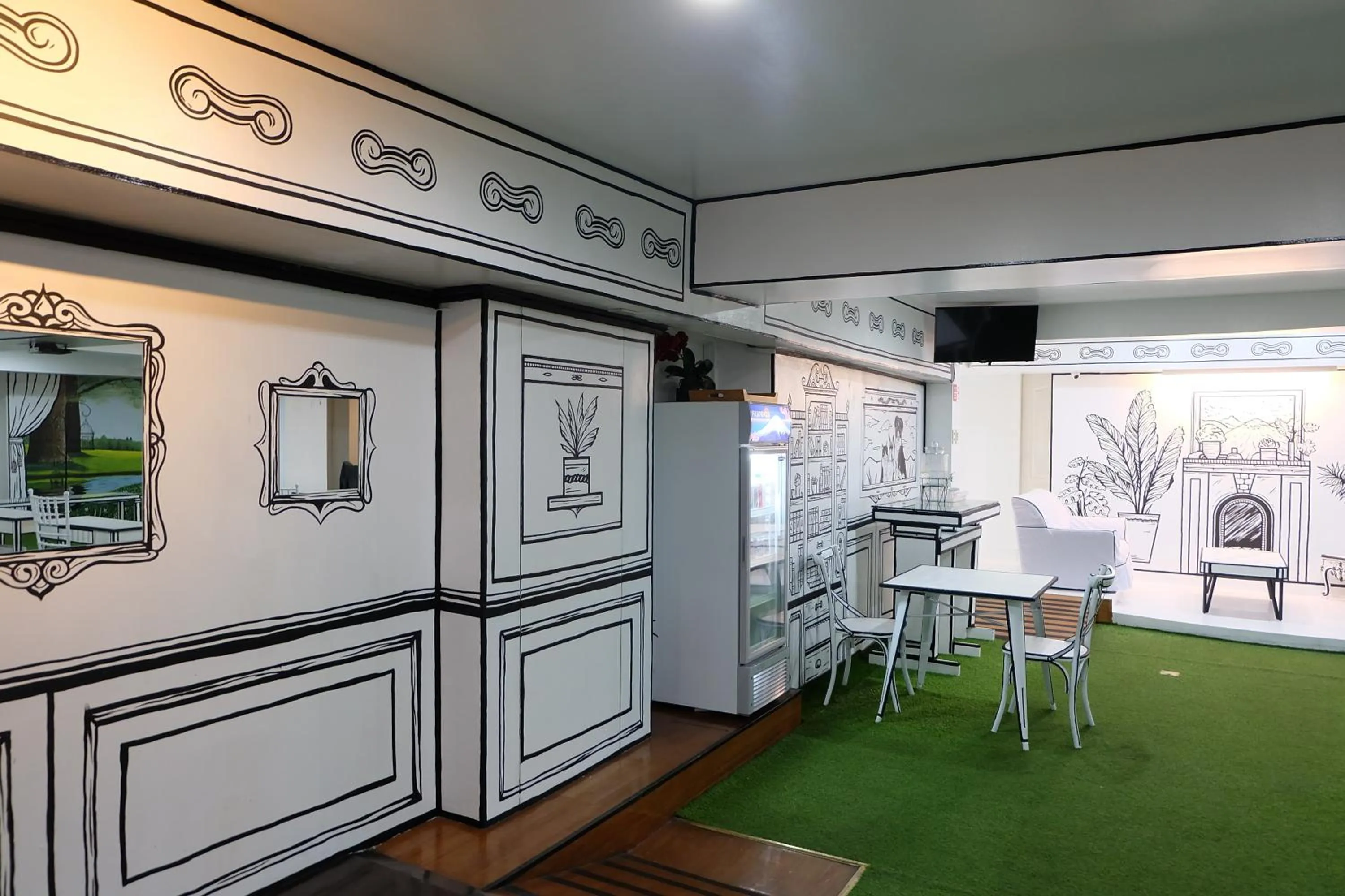 Decorative detail in Spaces Hotel Makati