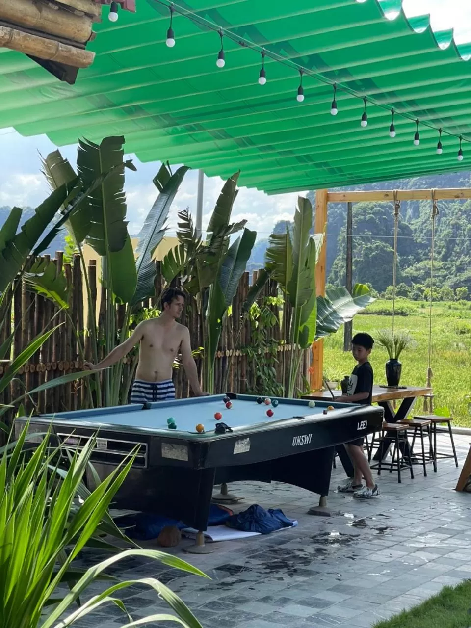 Swimming pool in Tam Coc Windy Fields