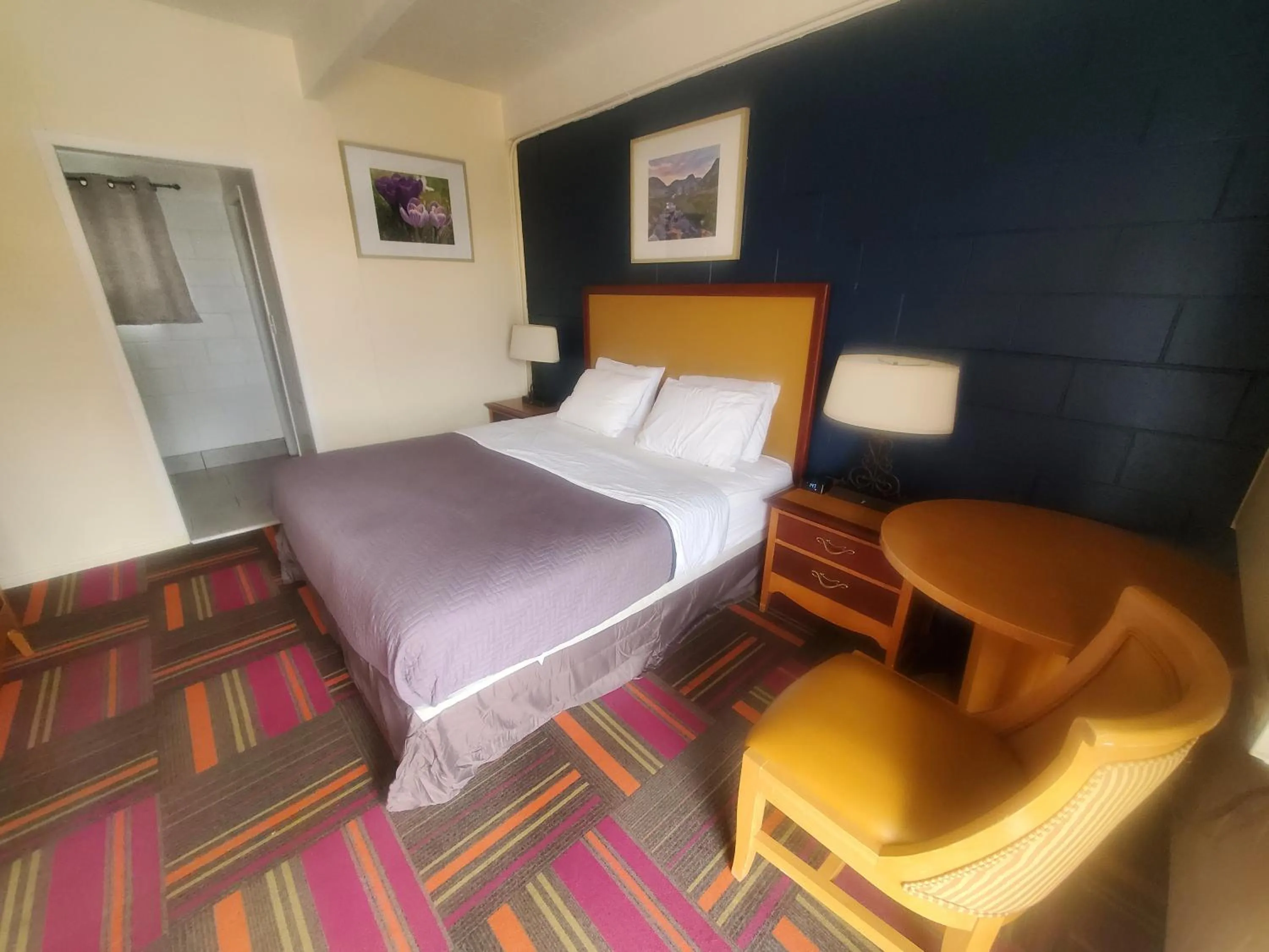 Bed in Thunder Bird Motel