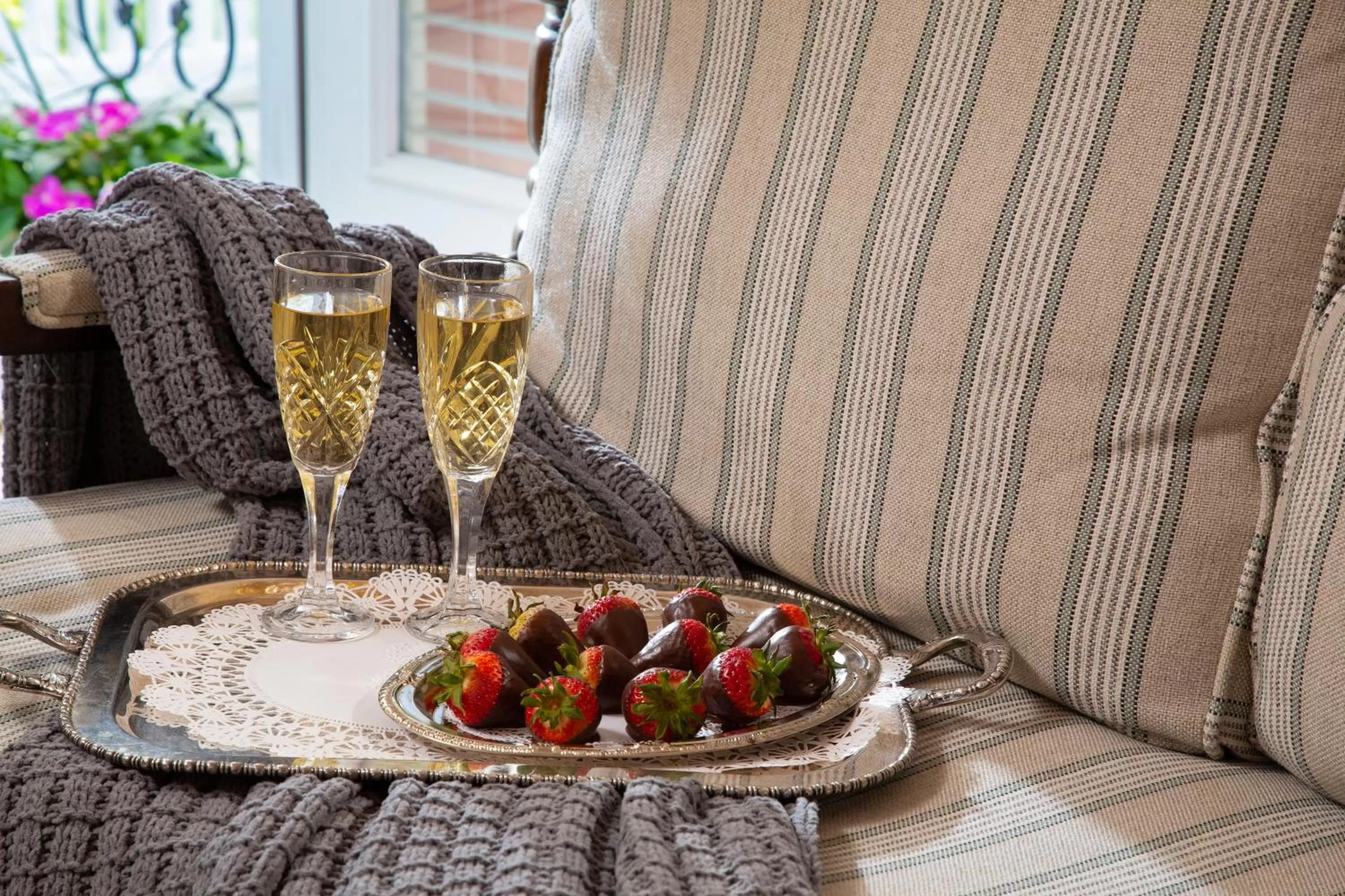 Food close-up in White Doe Inn Bed & Breakfast