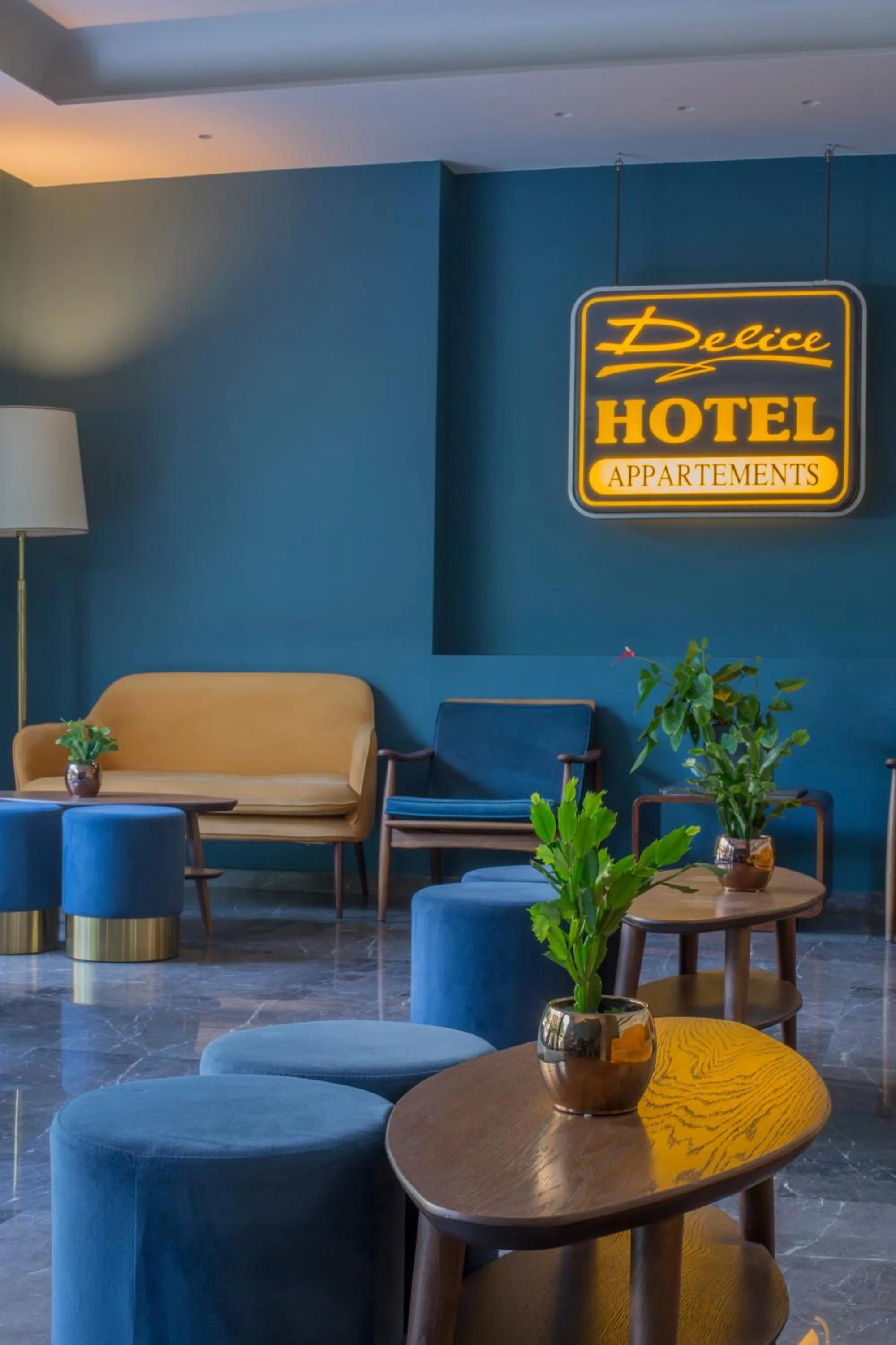 Lobby or reception in Delice Hotel - Family Apartments