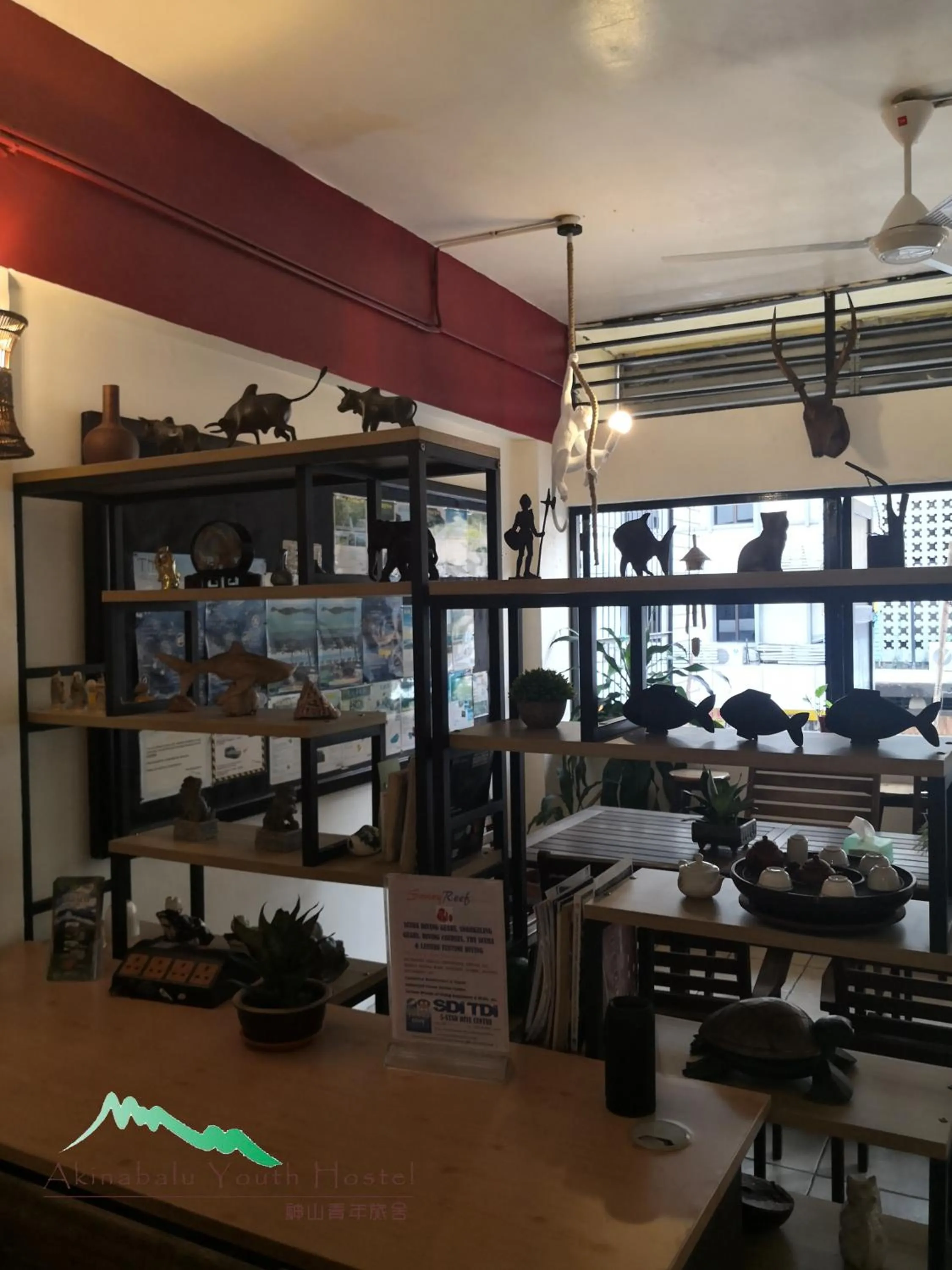 Lobby or reception in Akinabalu Youth Hostel