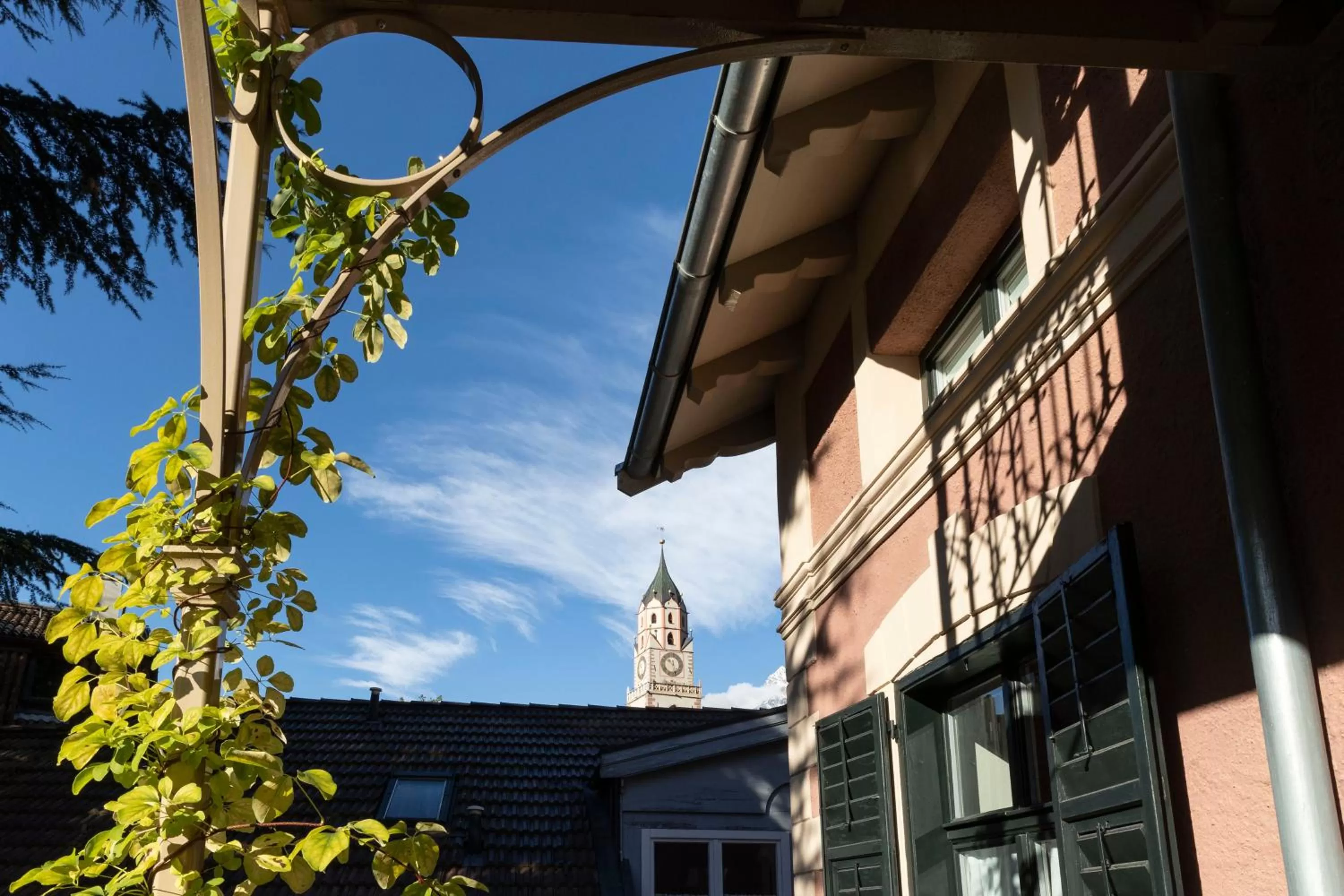 Landmark view in Villa Bergmann Suites Meran
